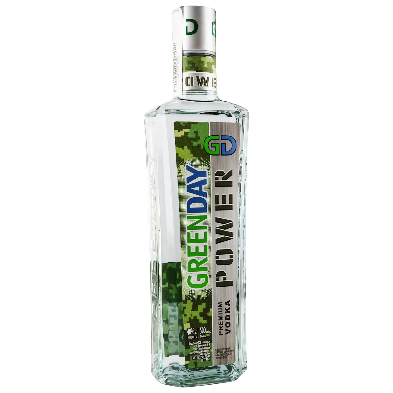 Vodka Green Day Paver 40% 0.5 l 5