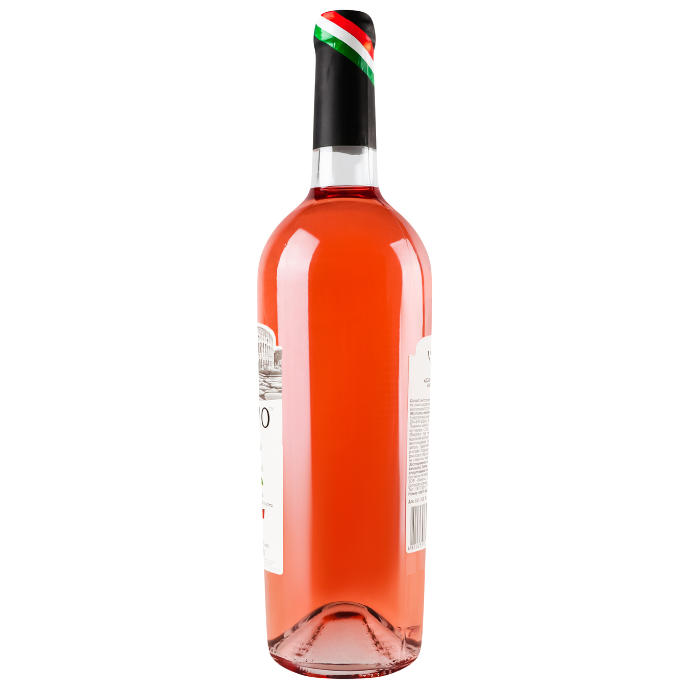Вино Viaggioi Dolchezza розовое полусладкое 9,5-14% 0,75л 2
