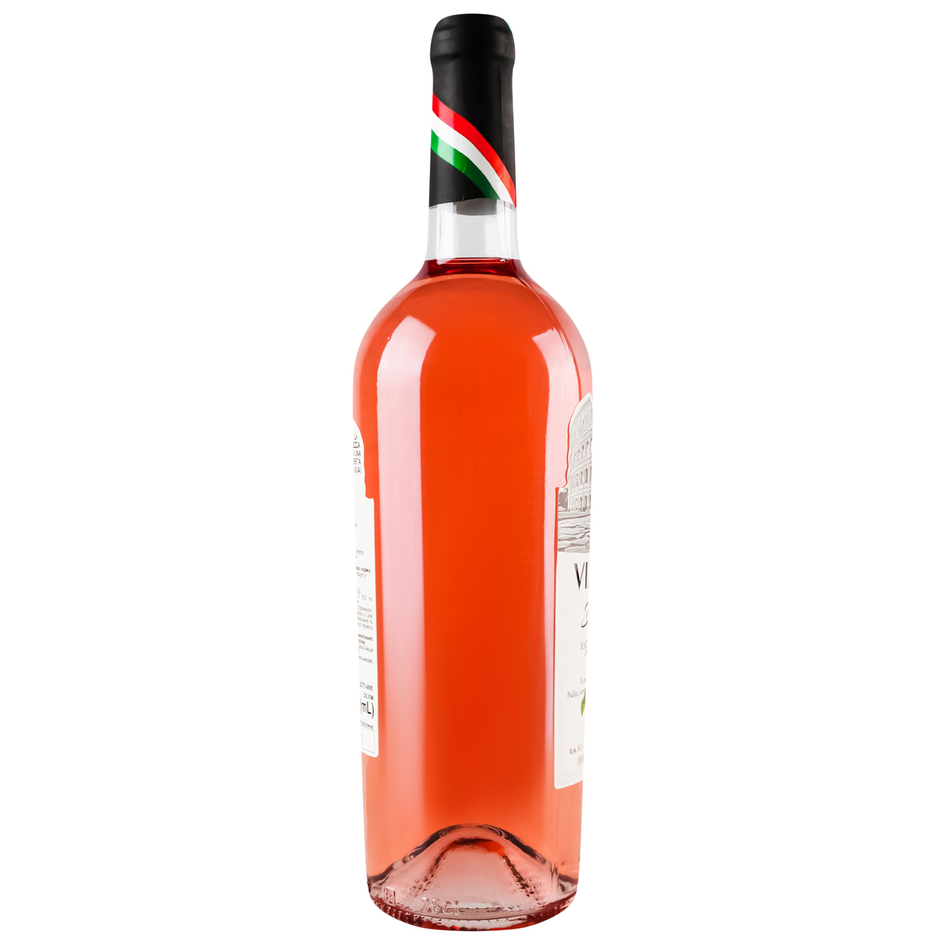 Вино Viaggioi Dolchezza розовое полусладкое 9,5-14% 0,75л 3