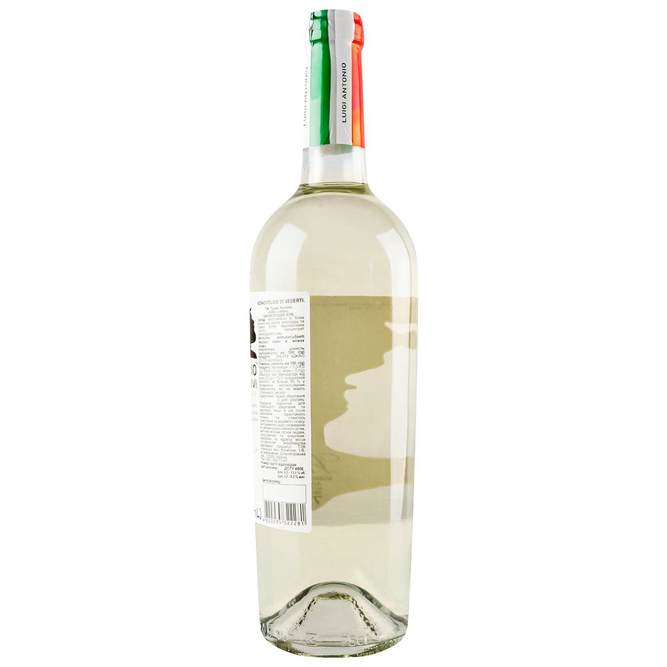 Luigi Antoni Vivi white semi-sweet wine 9-13% 0.75 l 3