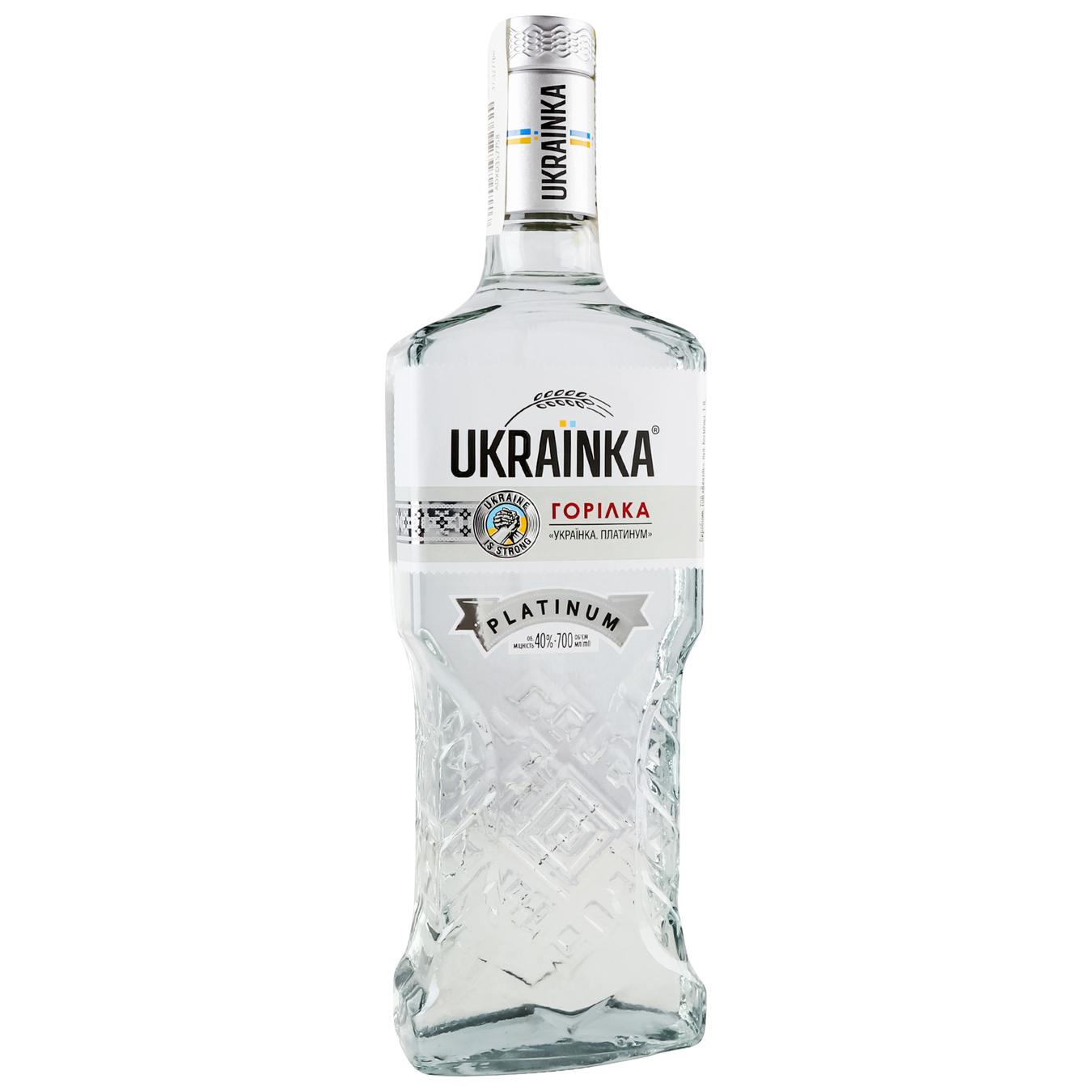 Vodka Ukrainka Platinum 40% 0.7l 4