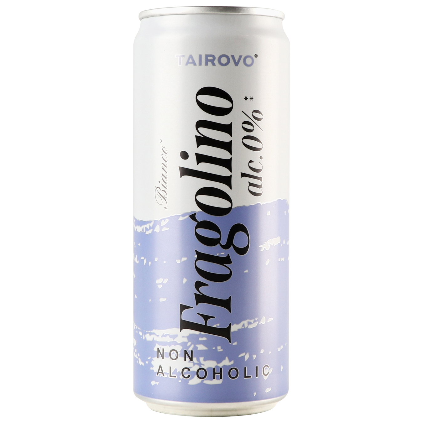 Напій винний Таїрово Fragolino Bianco безалкогольний ігристий 0% 0,33л