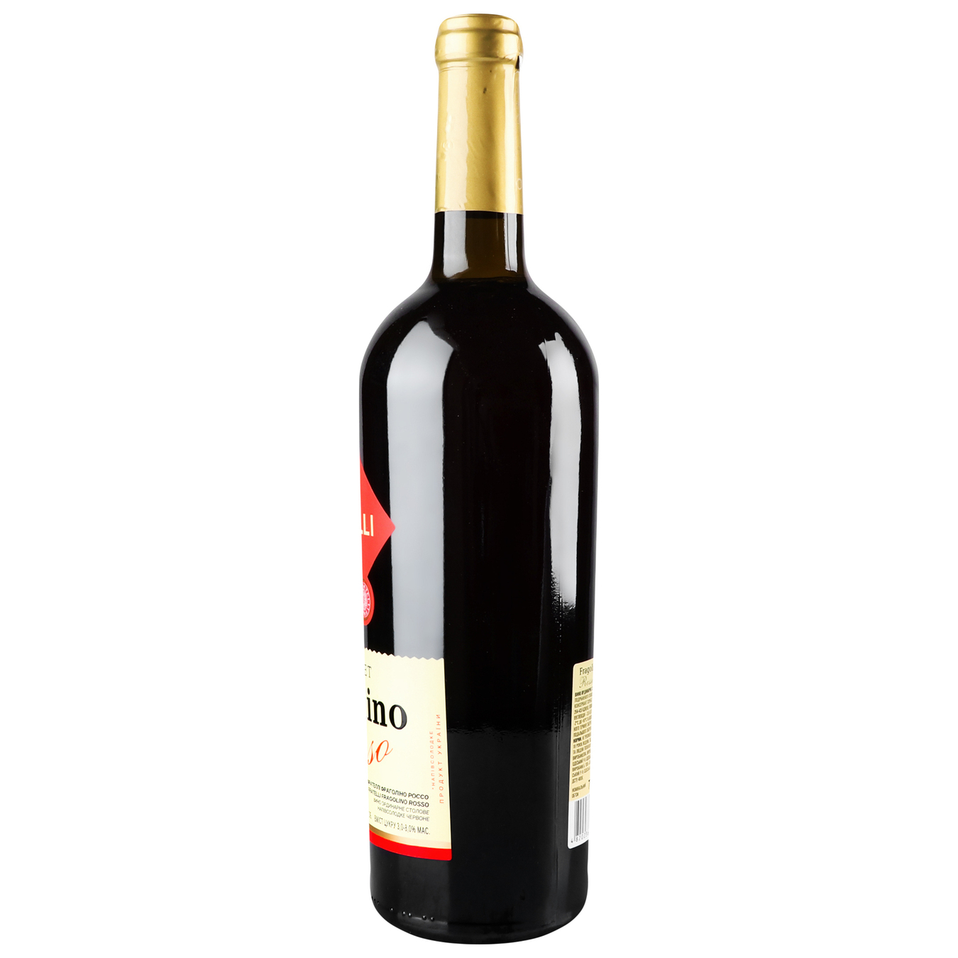 Вино Fratelli Fragolino красное полусладкое 9-13% 0,75л 2