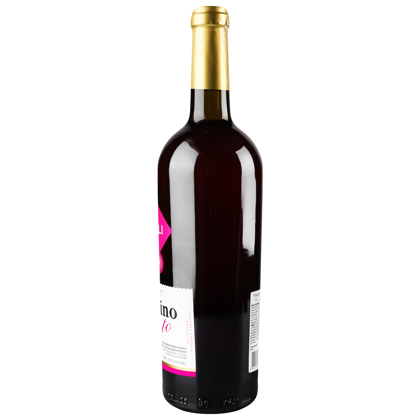 Вино Fratelli Fragolino рожеве напівсолодке 9-13% 0,75л 4