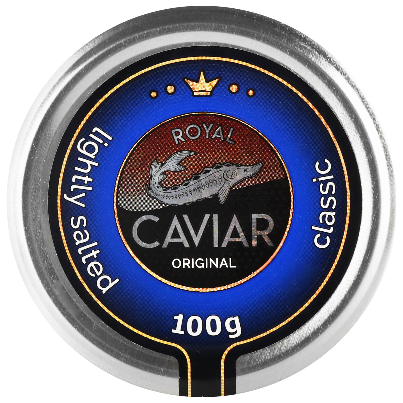 Ікра Royal Caviar Classic осетрова зерниста 100г 3