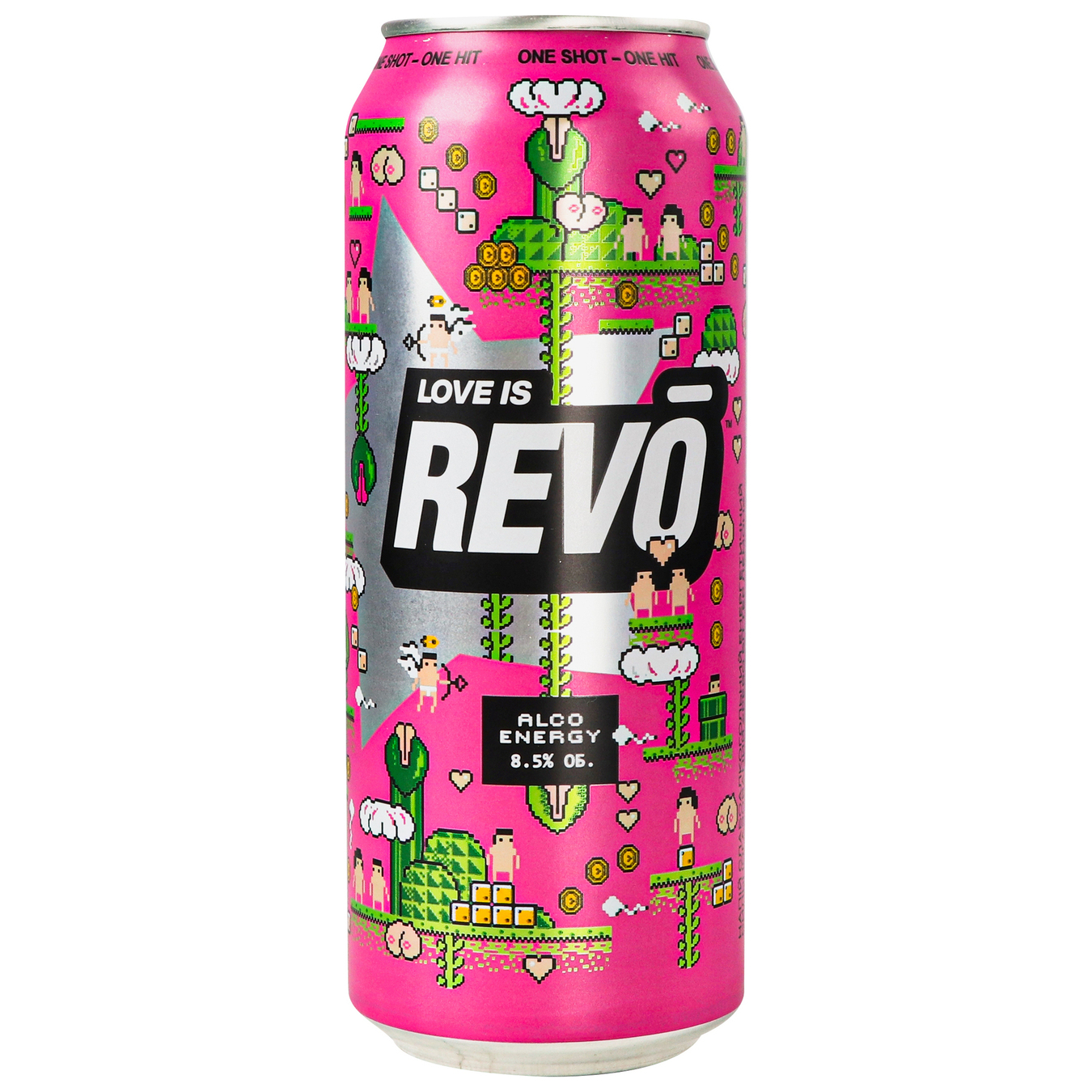Напиток слабоалкогольный Revo Bitter Lemon энергетический 0,5л