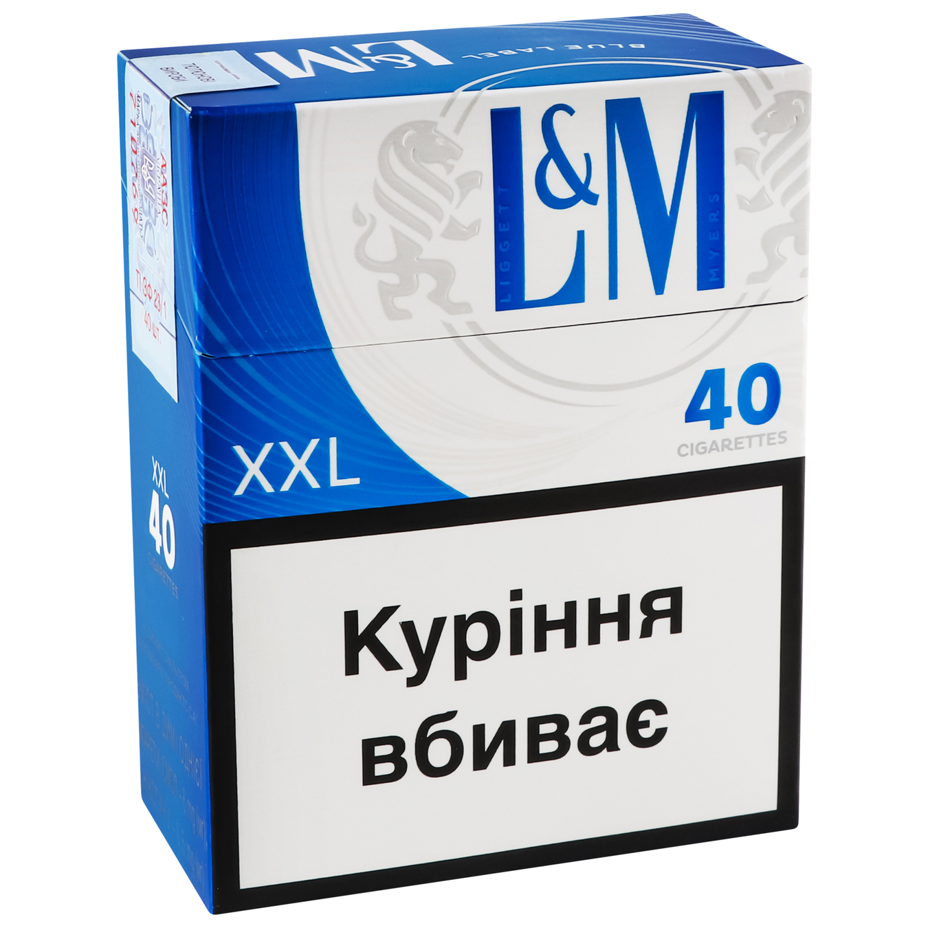 Cigarettes L&M Blue Label 40pcs (the price is indicated without excise tax) 2