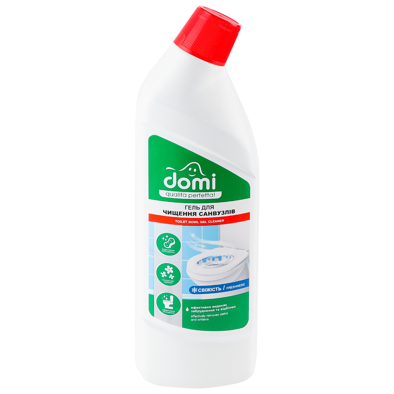Gel Domi Freshness for cleaning bathrooms 1l 4