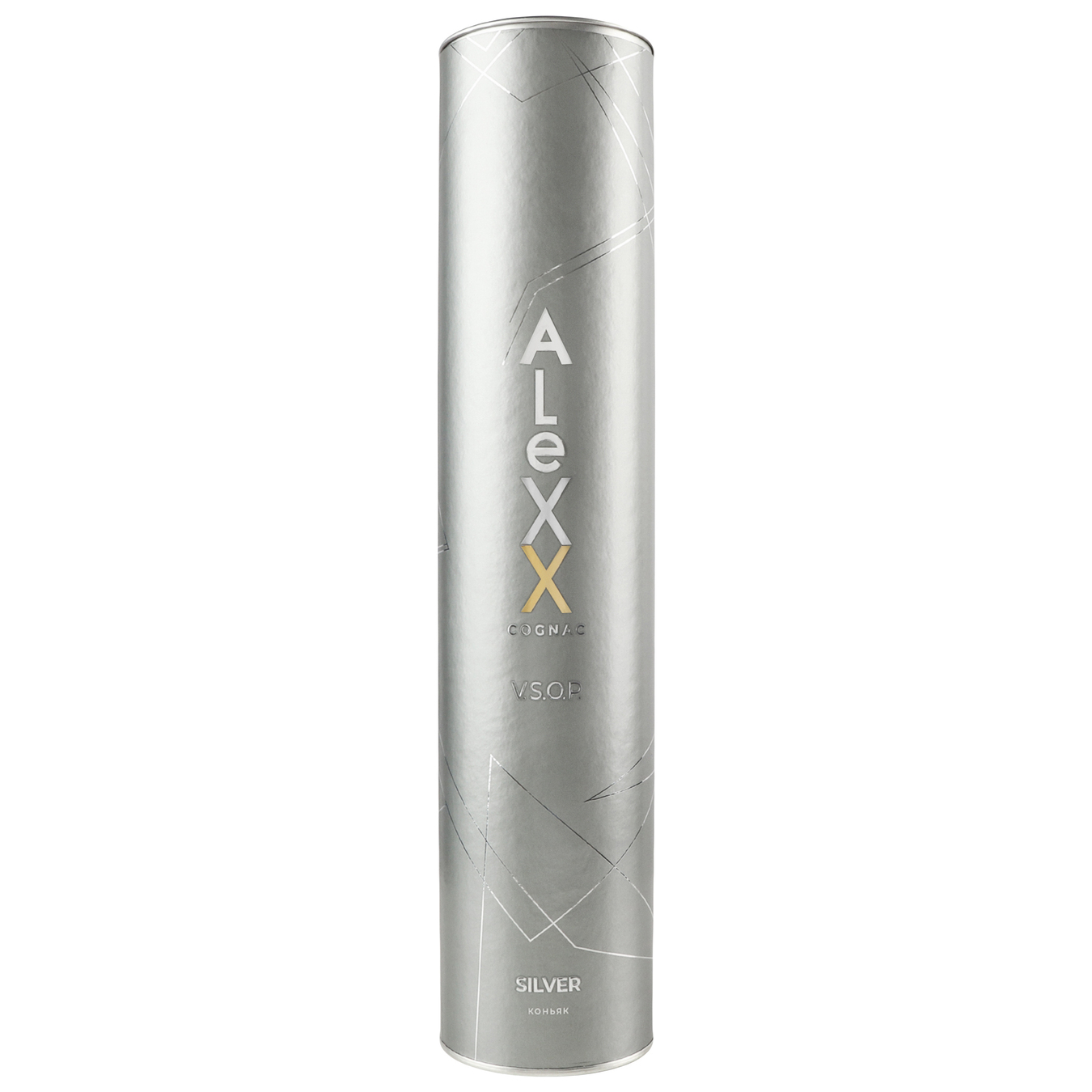 Коньяк Alexx Silver V.S 40% в подарунковій упаковці 0,5л
