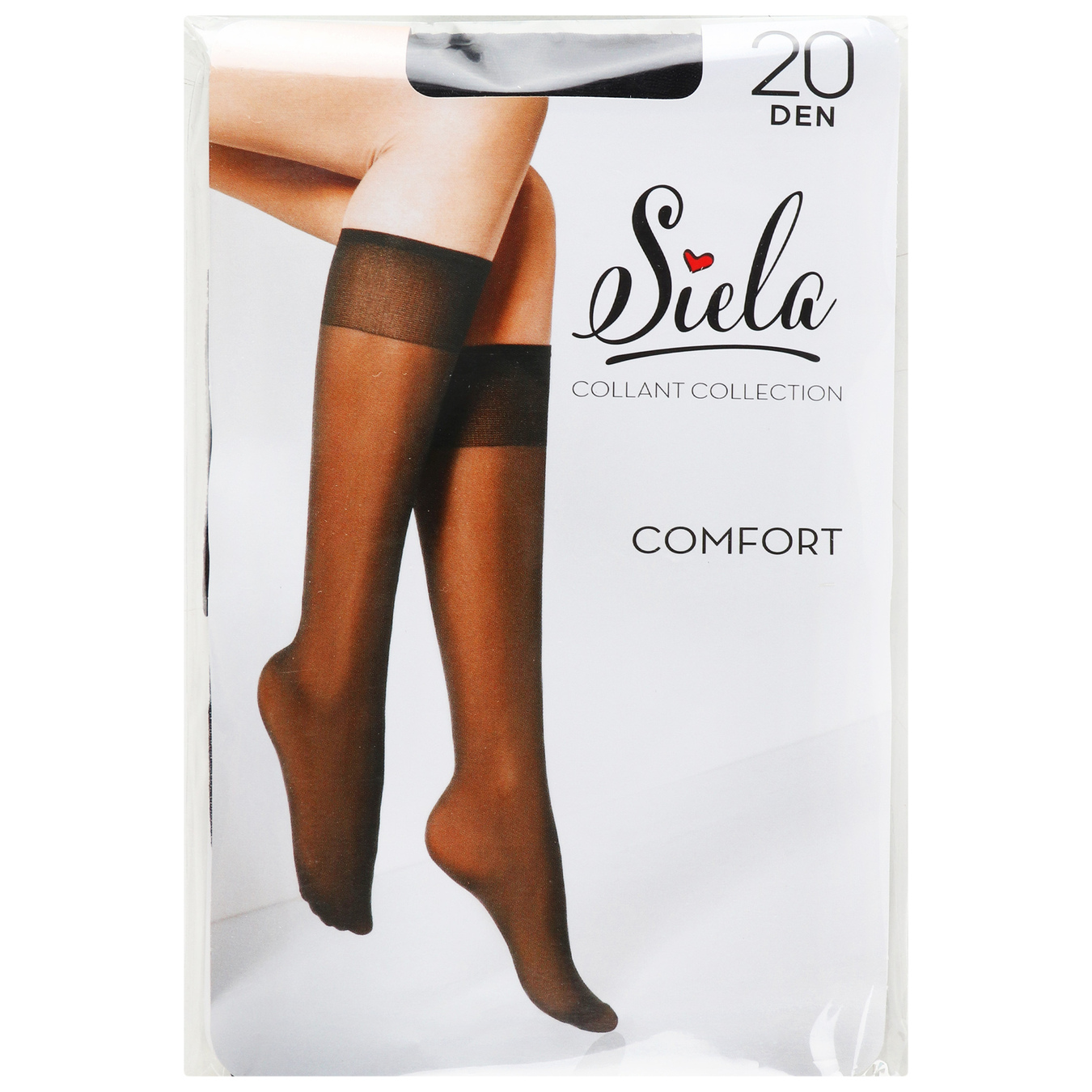 Women's golf shoes Siela Comfort 20den nero size 36-40