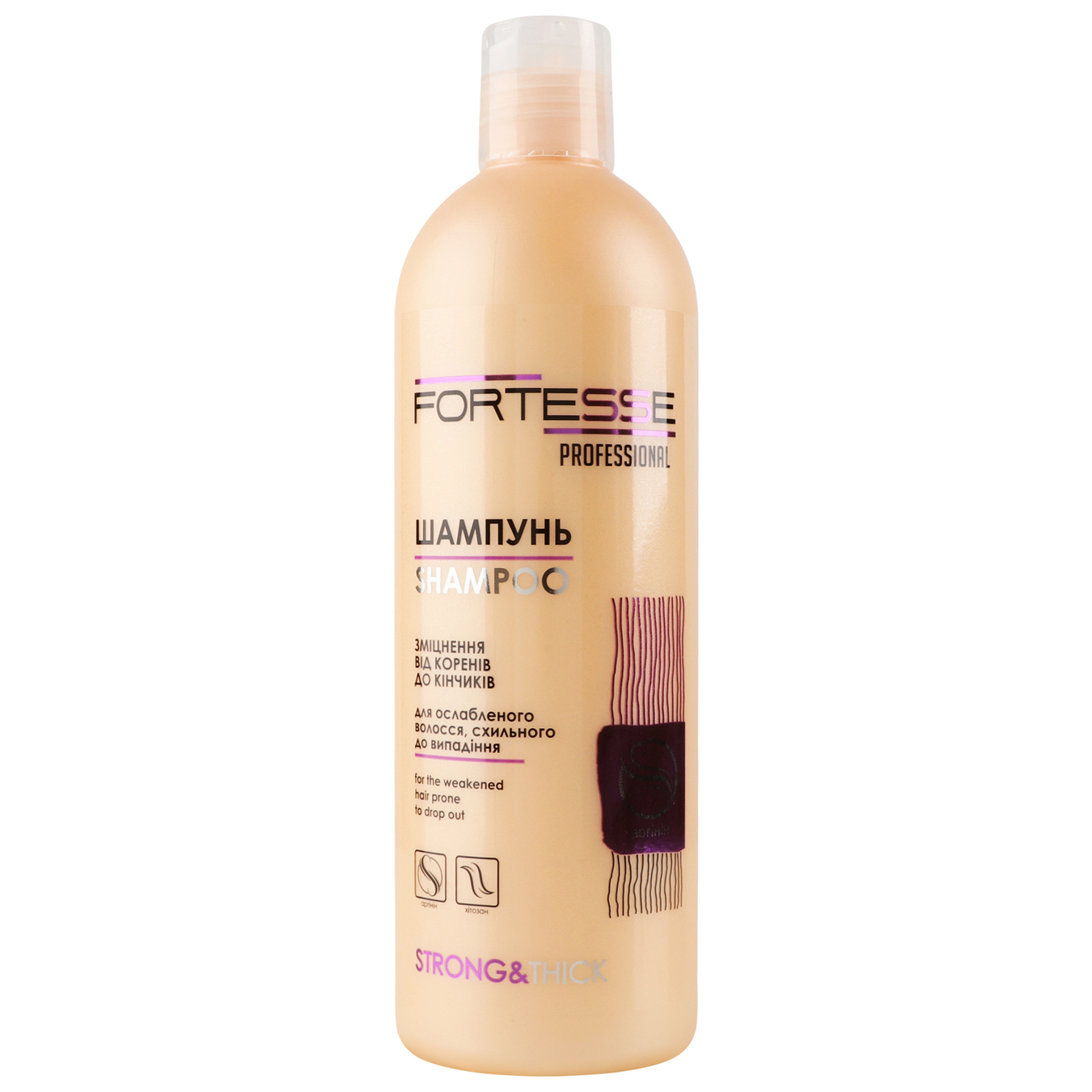Fortesse Professional strong&thick strengthening shampoo for weakened hair prone to hair loss 400ml