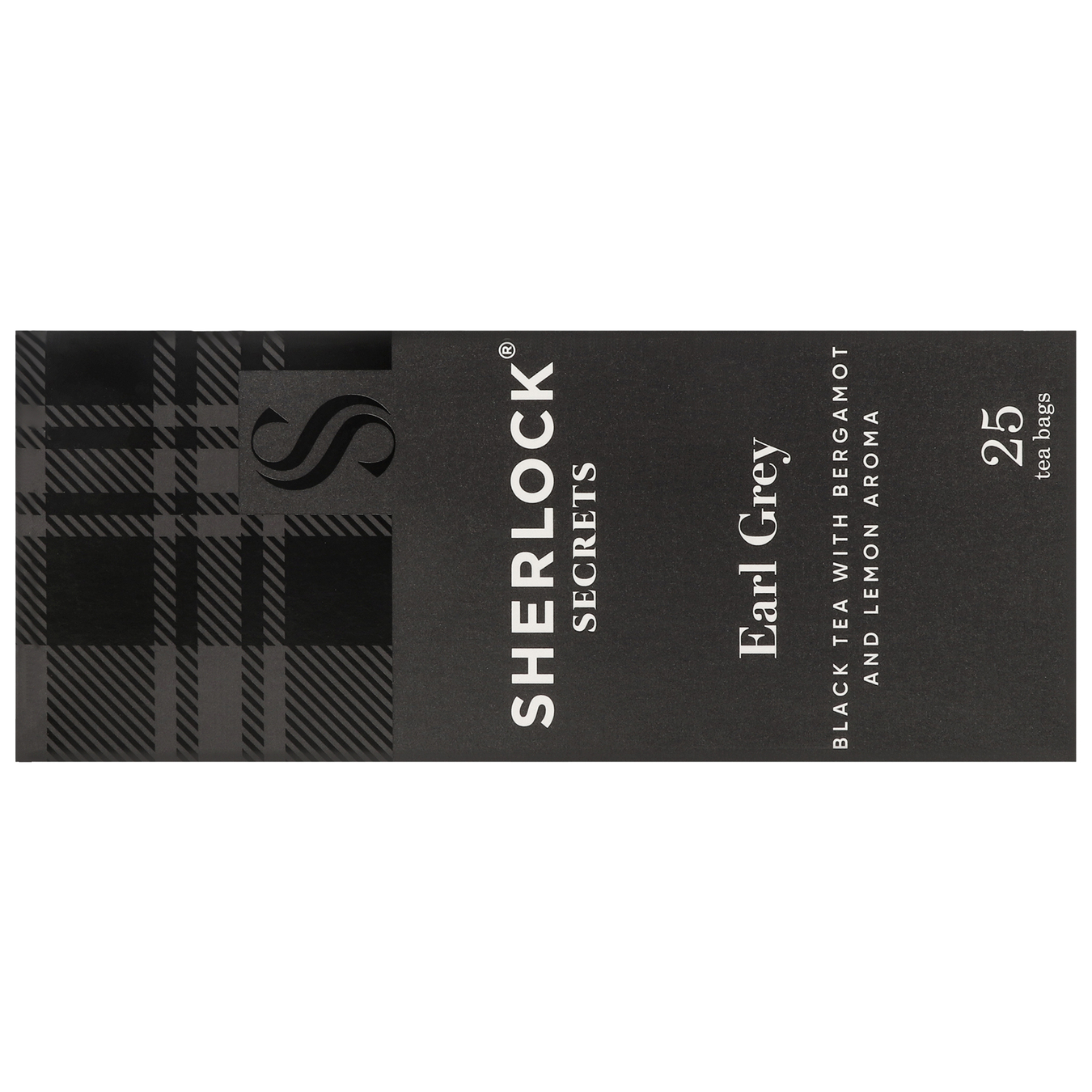 Black tea Sherlock Secrets Earl Gray flavored bagged 25*2g 3