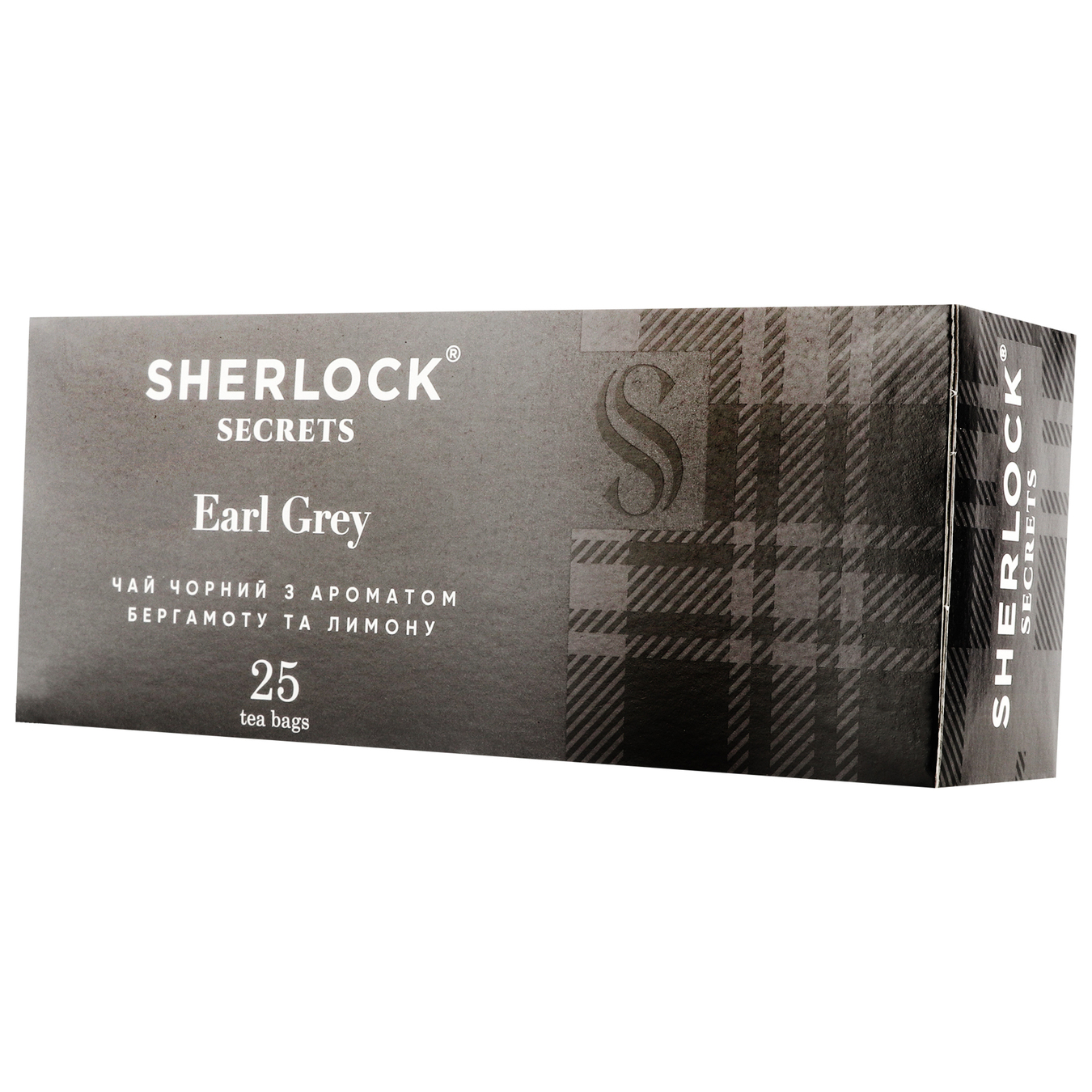 Чай черный Sherlock Secrets Earl Grey байховый ароматизированный пакетированный 25*2г 4