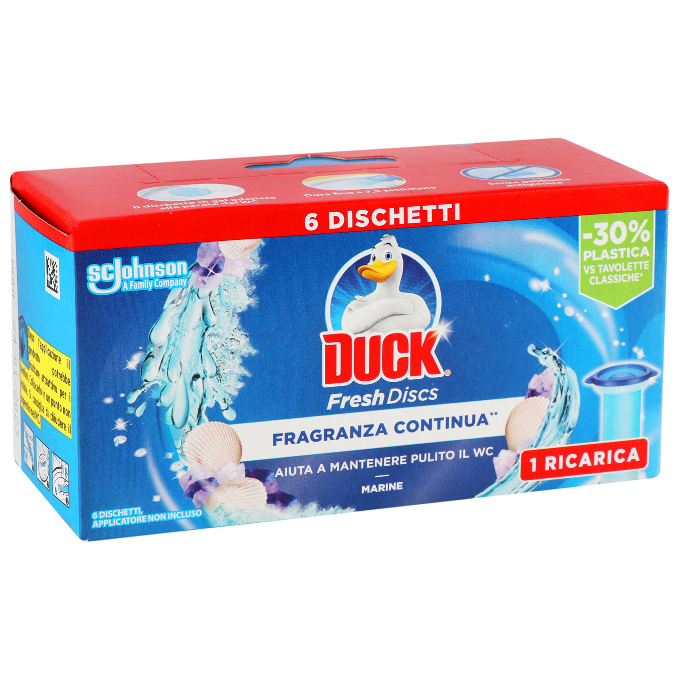 Disks Duck Sea freshness for the toilet 6pcs 2