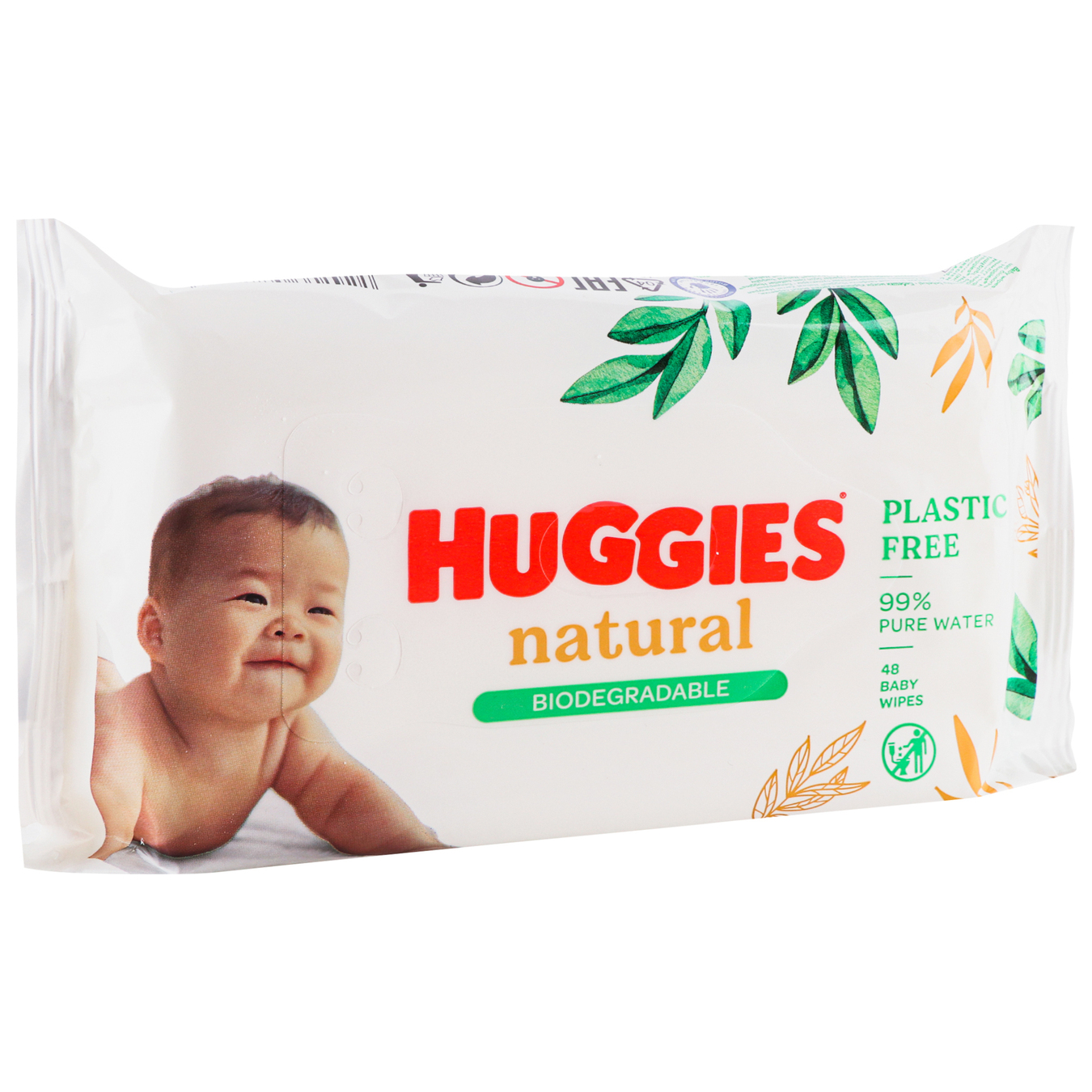 Салфетки Huggies БИО влажные для детей 2