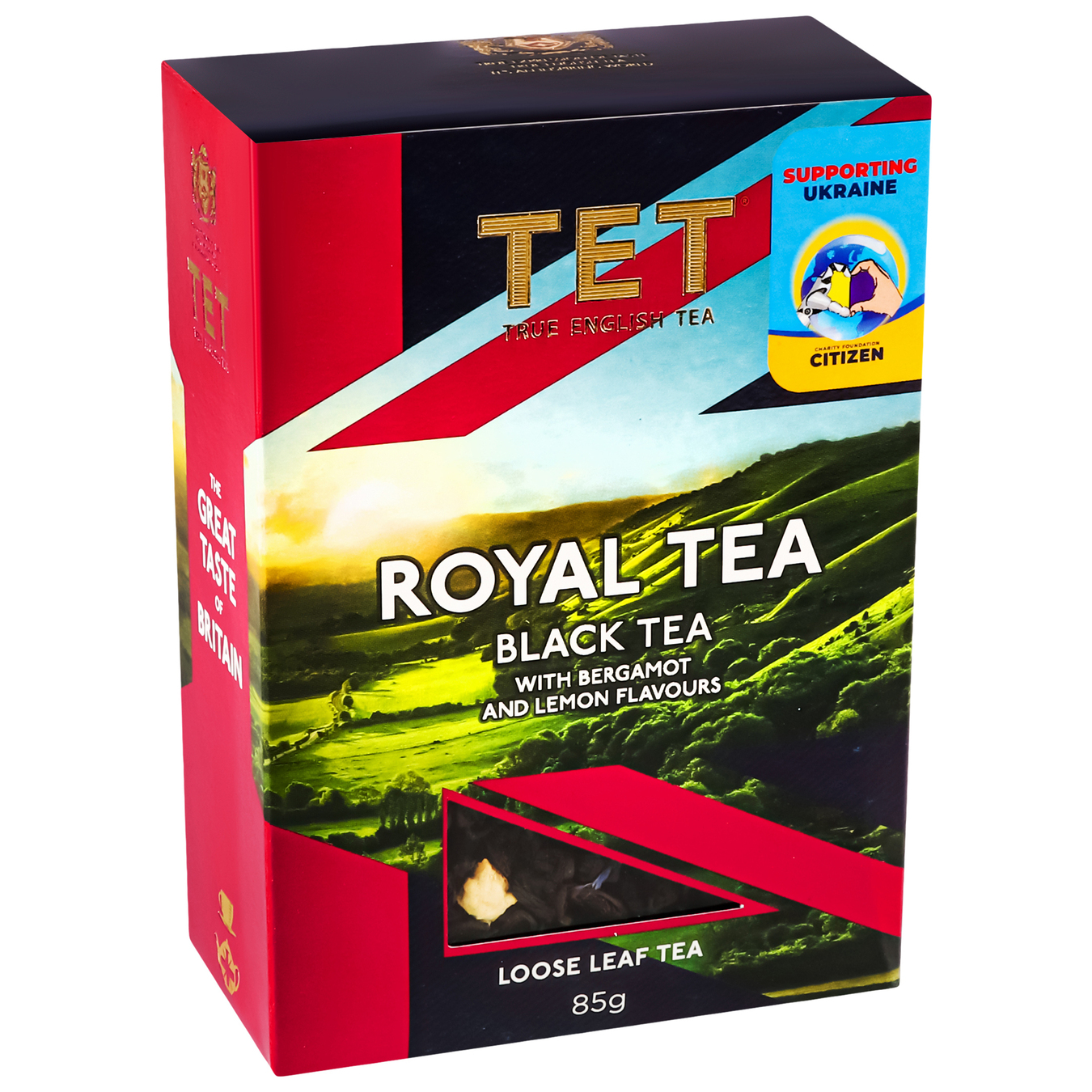 Чай Тет Роял черный байховый с лимоном и бергамотом 85г 4