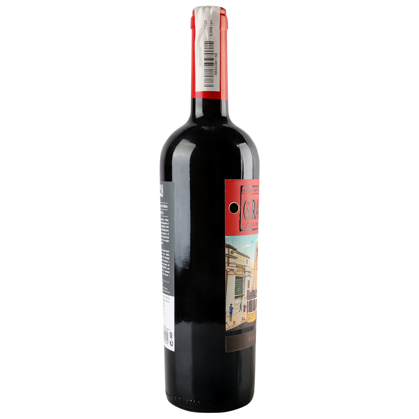Вино Vinihold Graça полусухое красное 14.5% 0,75л 6