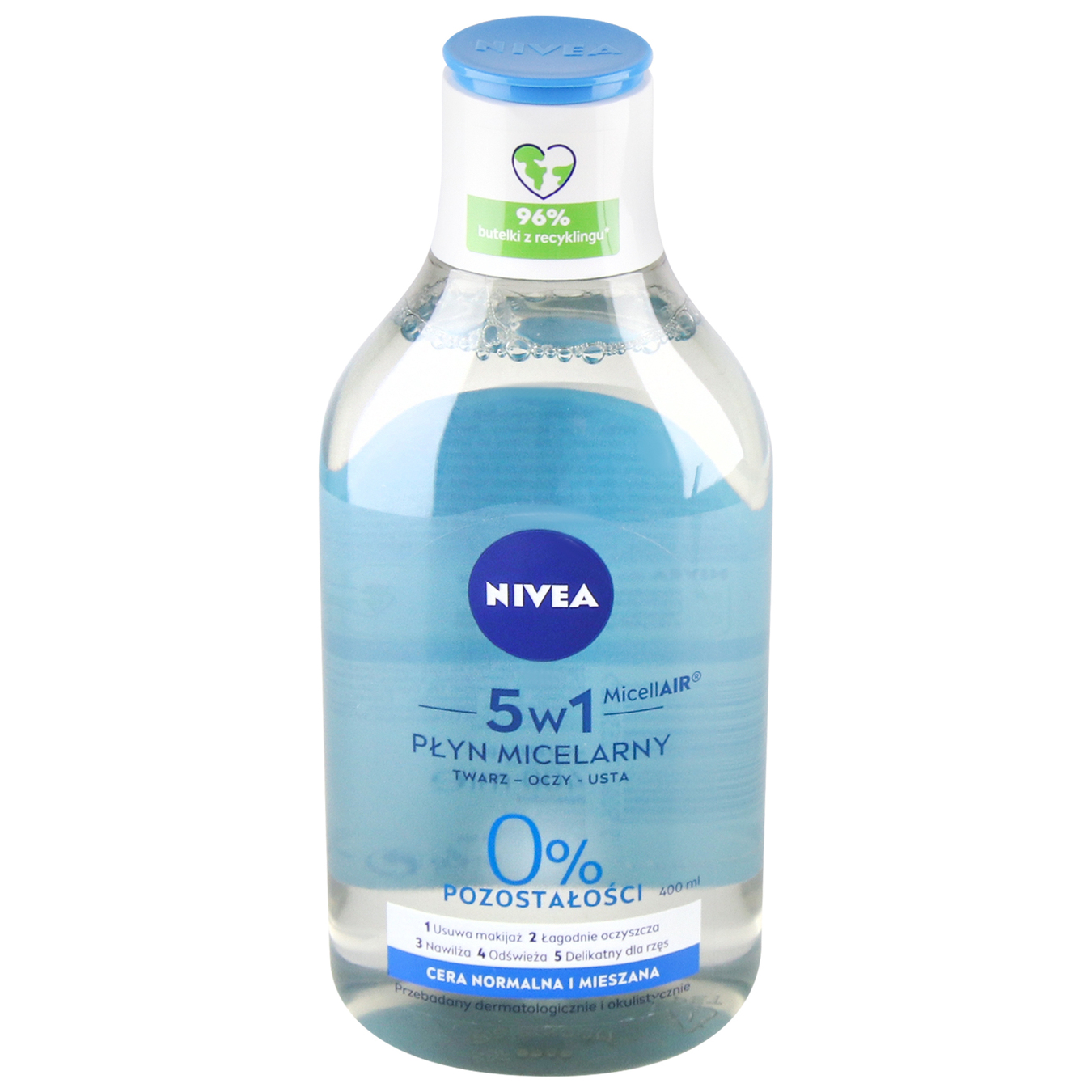Міцелярная вода Nivea для зняття макіяжу 3в1 400мл 2