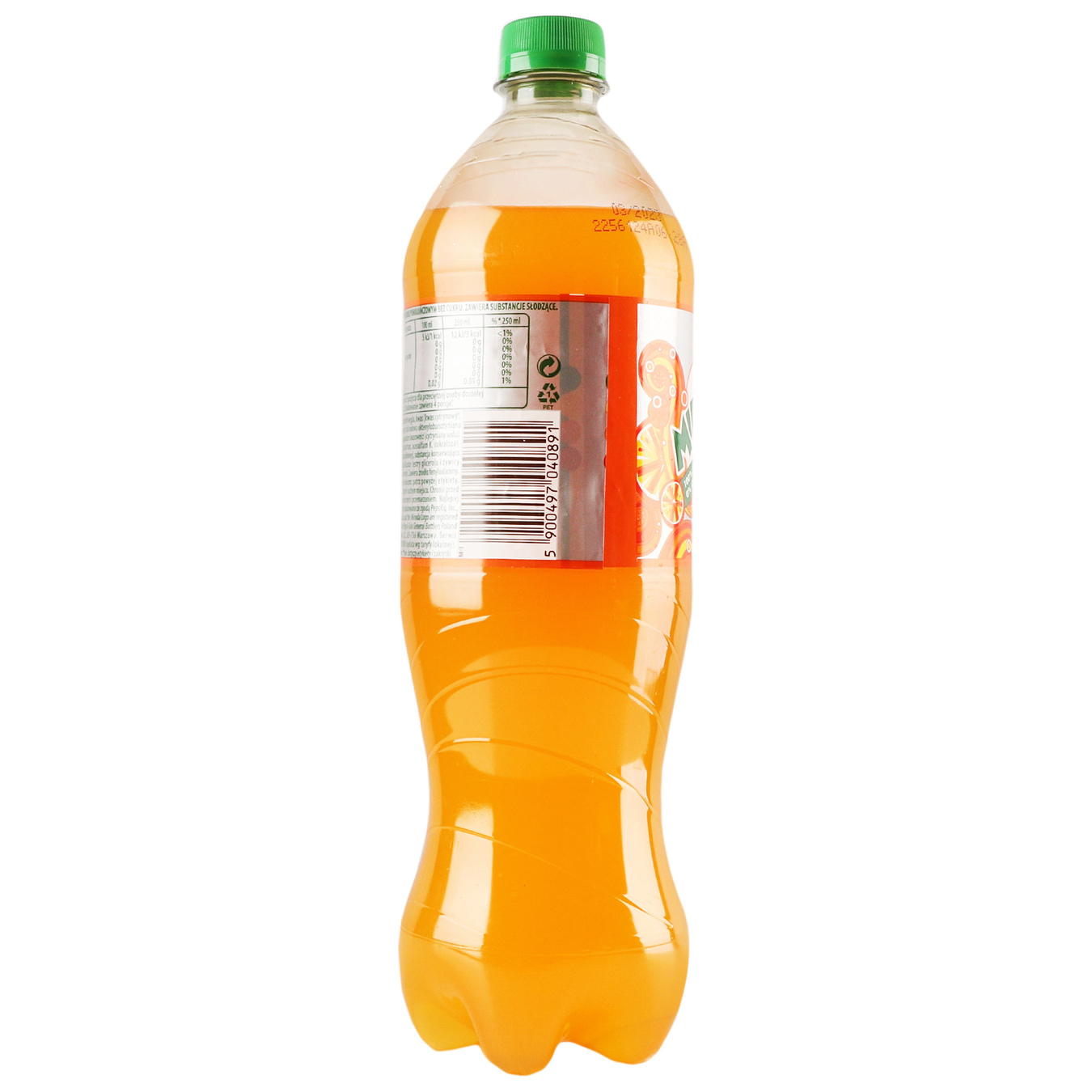 Strong carbonated drink Mirinda Orange Zero 1l 2