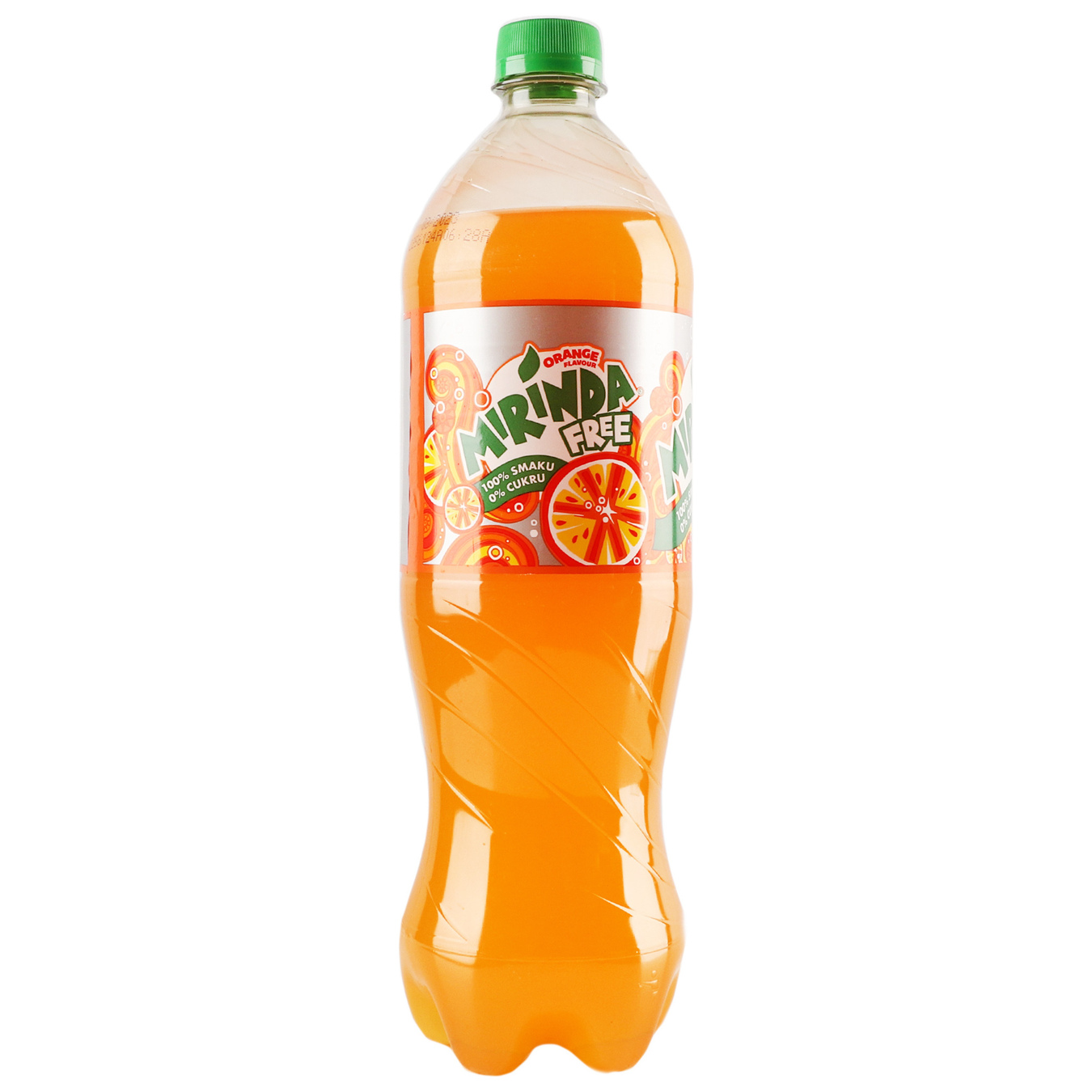 Strong carbonated drink Mirinda Orange Zero 1l 3