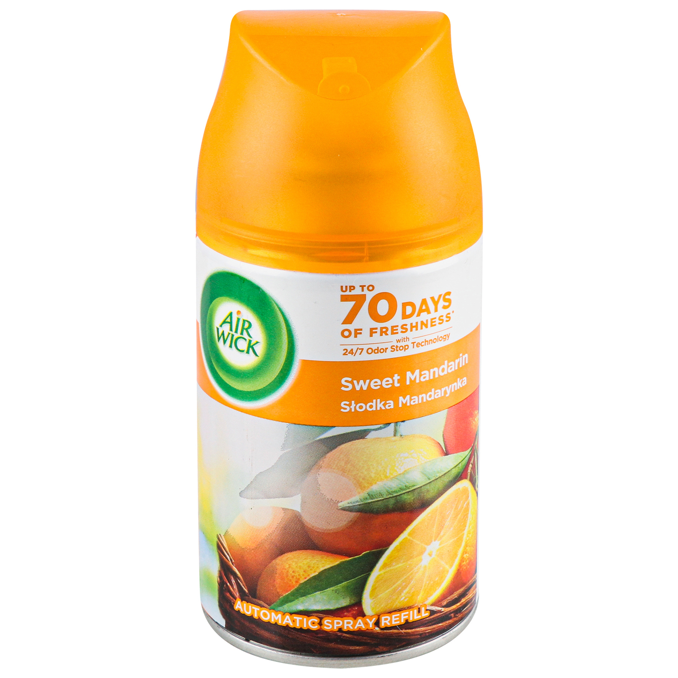 Air Wick Freshmatik orange and grapefruit replaceable aerosol can for automatic air freshener 250ml 2