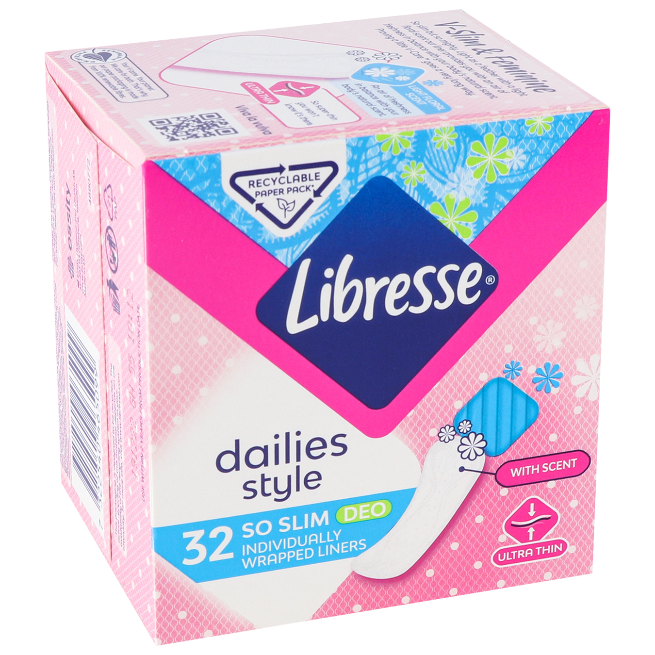 Прокладки Libresse Daily Fresh Normal Deo гігієнічні 32шт 2