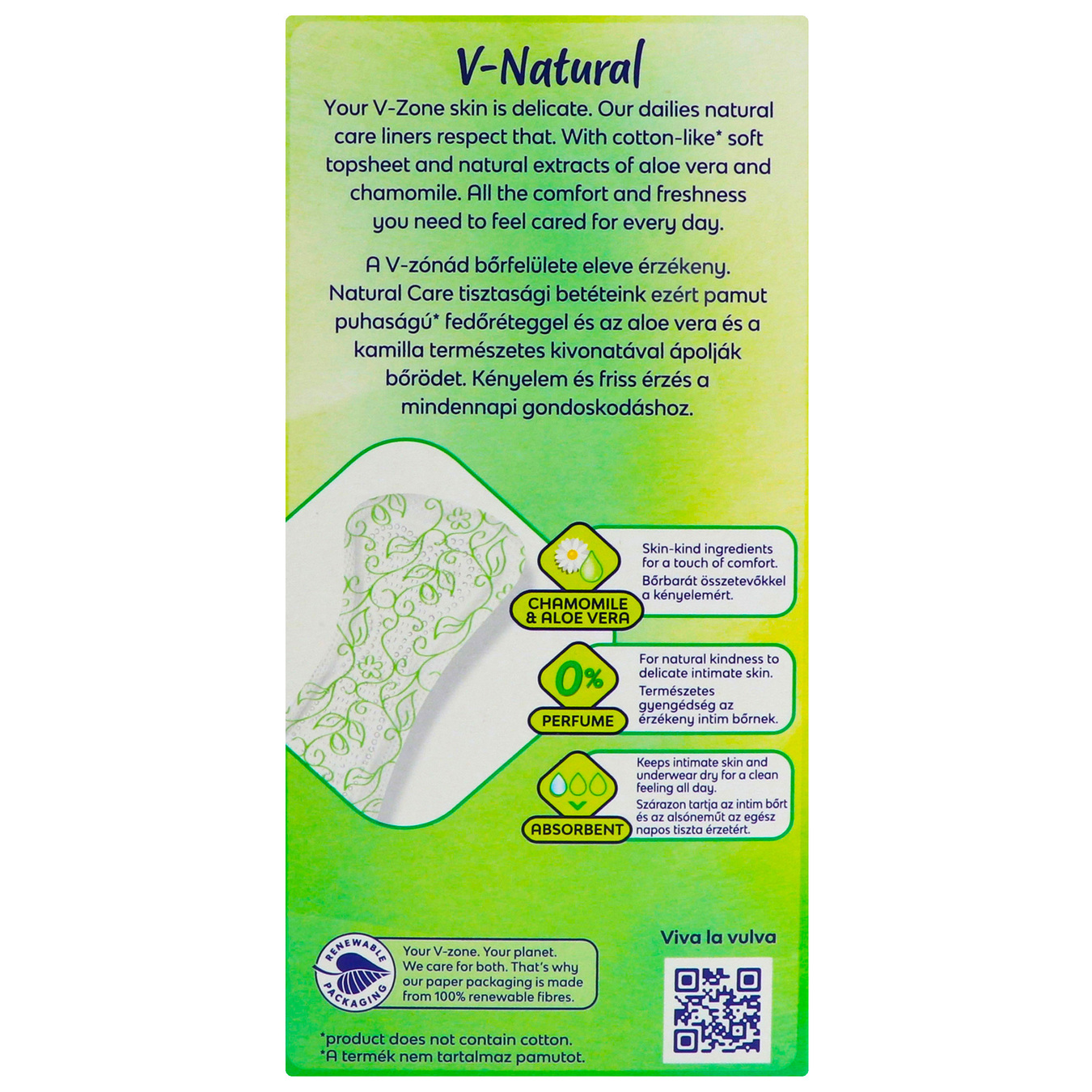 Libresse Natural Care Normal Mu hygienic pads 58pcs 2