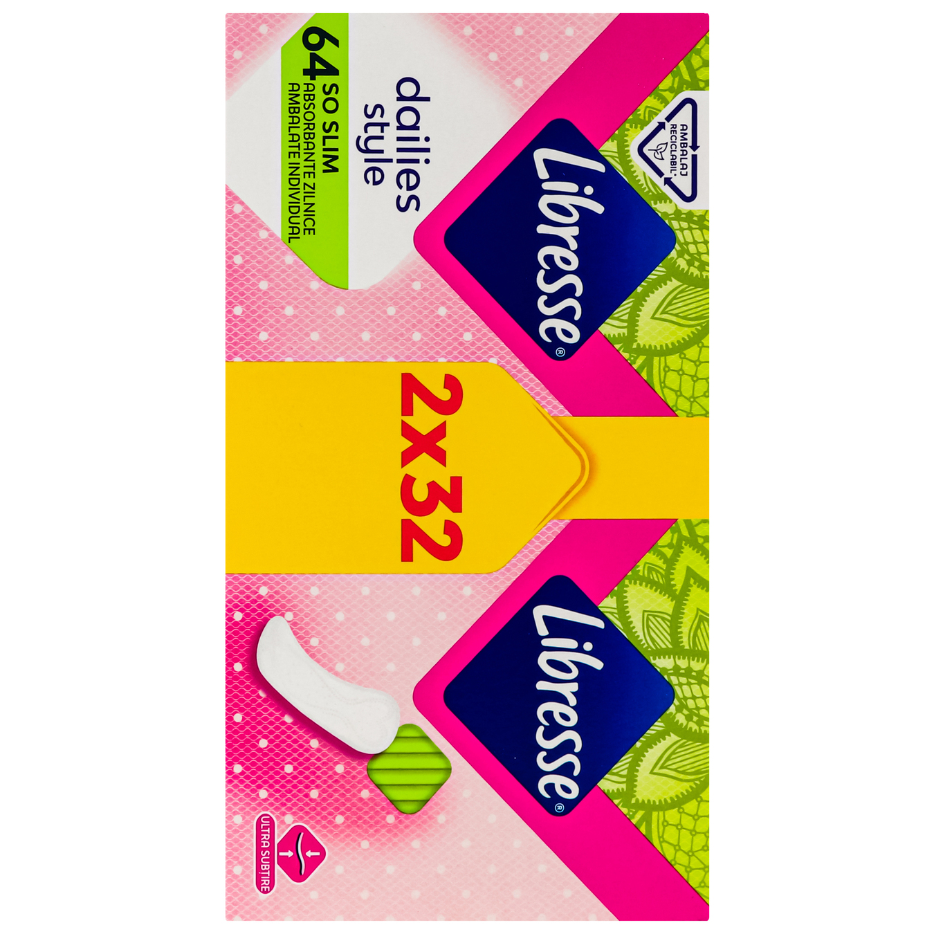 Libresse Daily Fresh Normal hygienic pads 64pcs 2