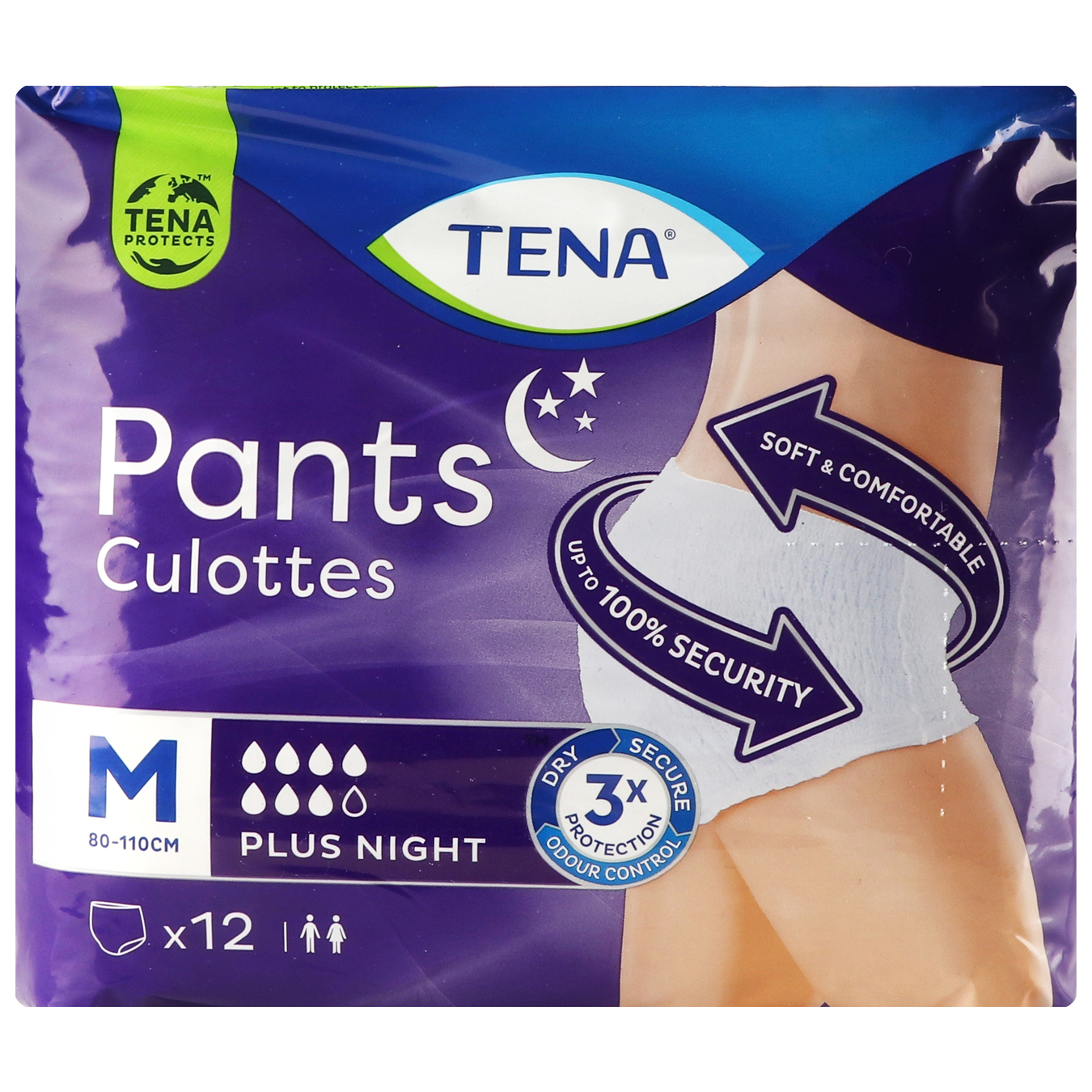 Diapers Tena Pants Plus Night Medium for adults 12pcs.