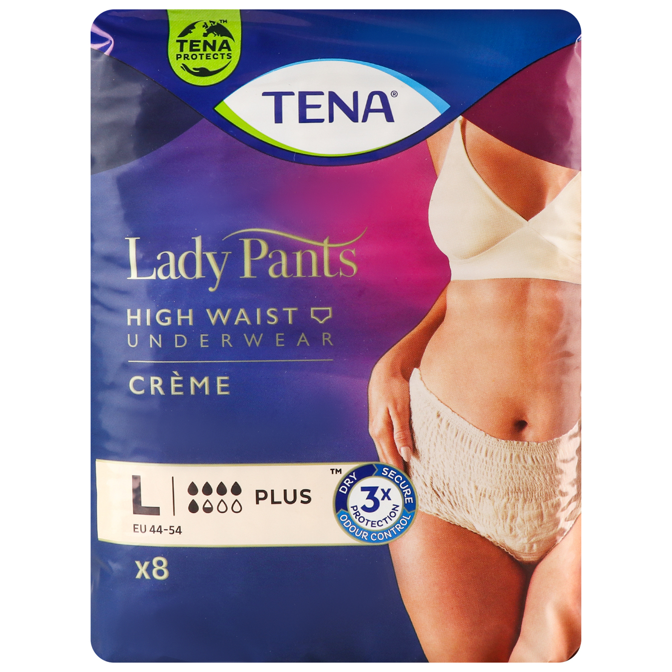 Tena Lady Pants Plus L urological briefs for women 8pcs ᐈ Buy at a good  price from Novus