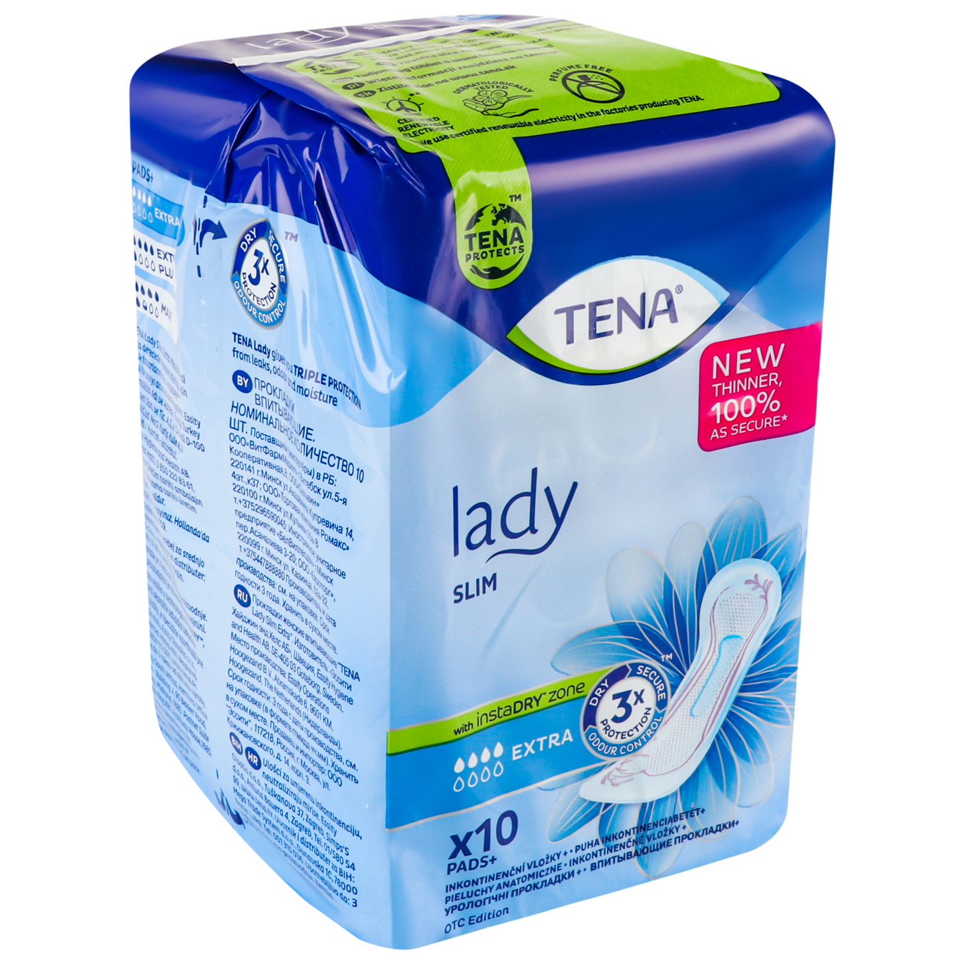 Прокладки Tena Lady Slim Extra урологические женские 10шт 2