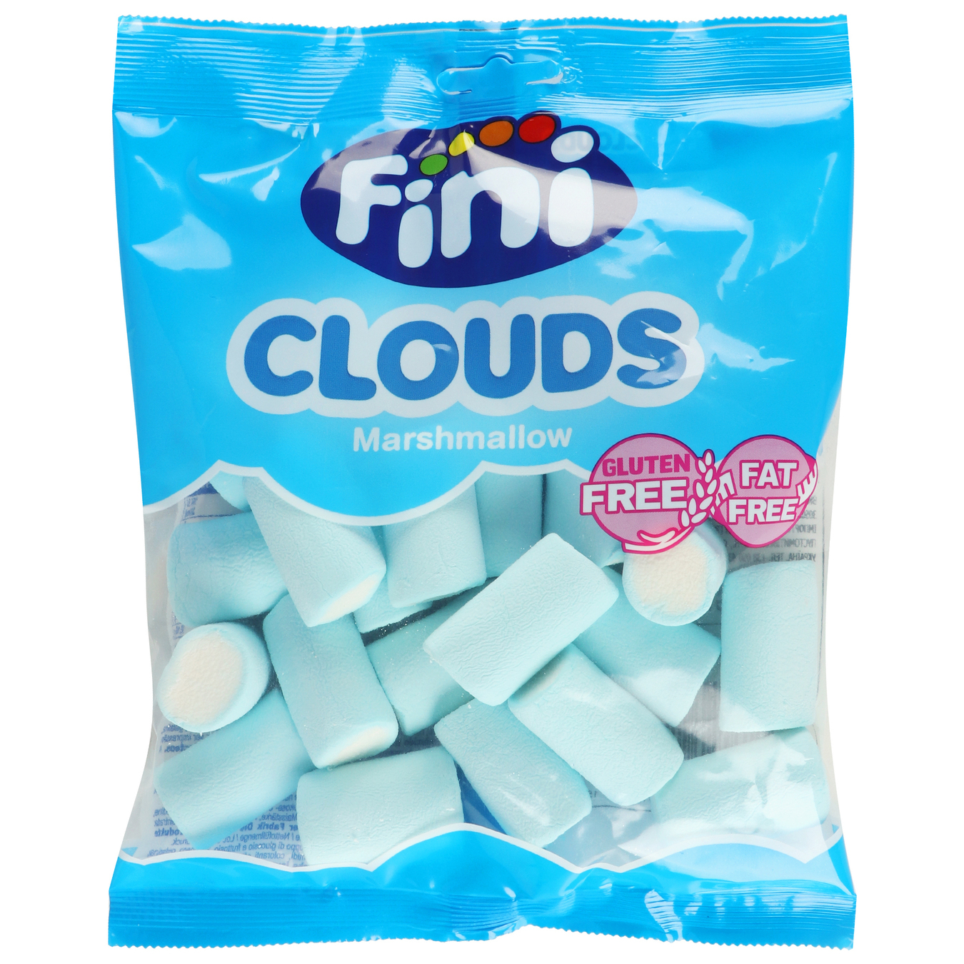 Marshmallow Fini Clouds Taco Bicolor Azul 80g