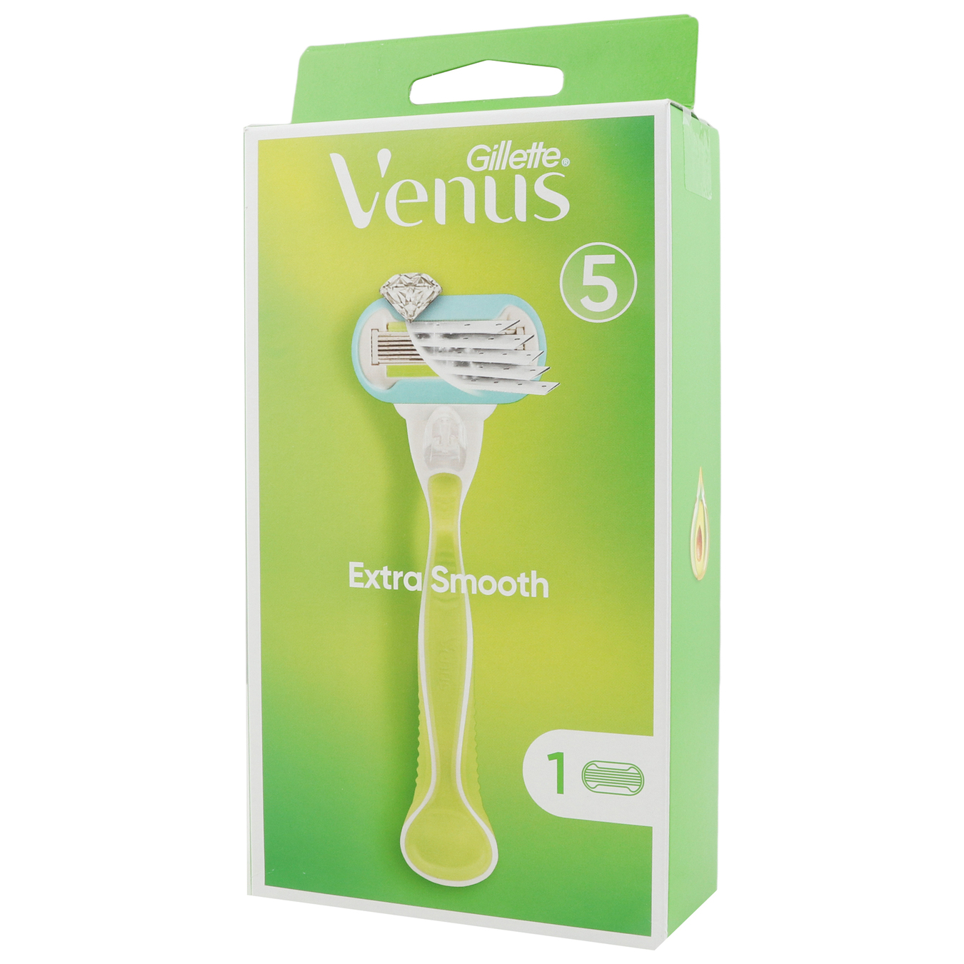Gillette Venus Extra Smooth extra smooth razor with one replaceable cartridge 2