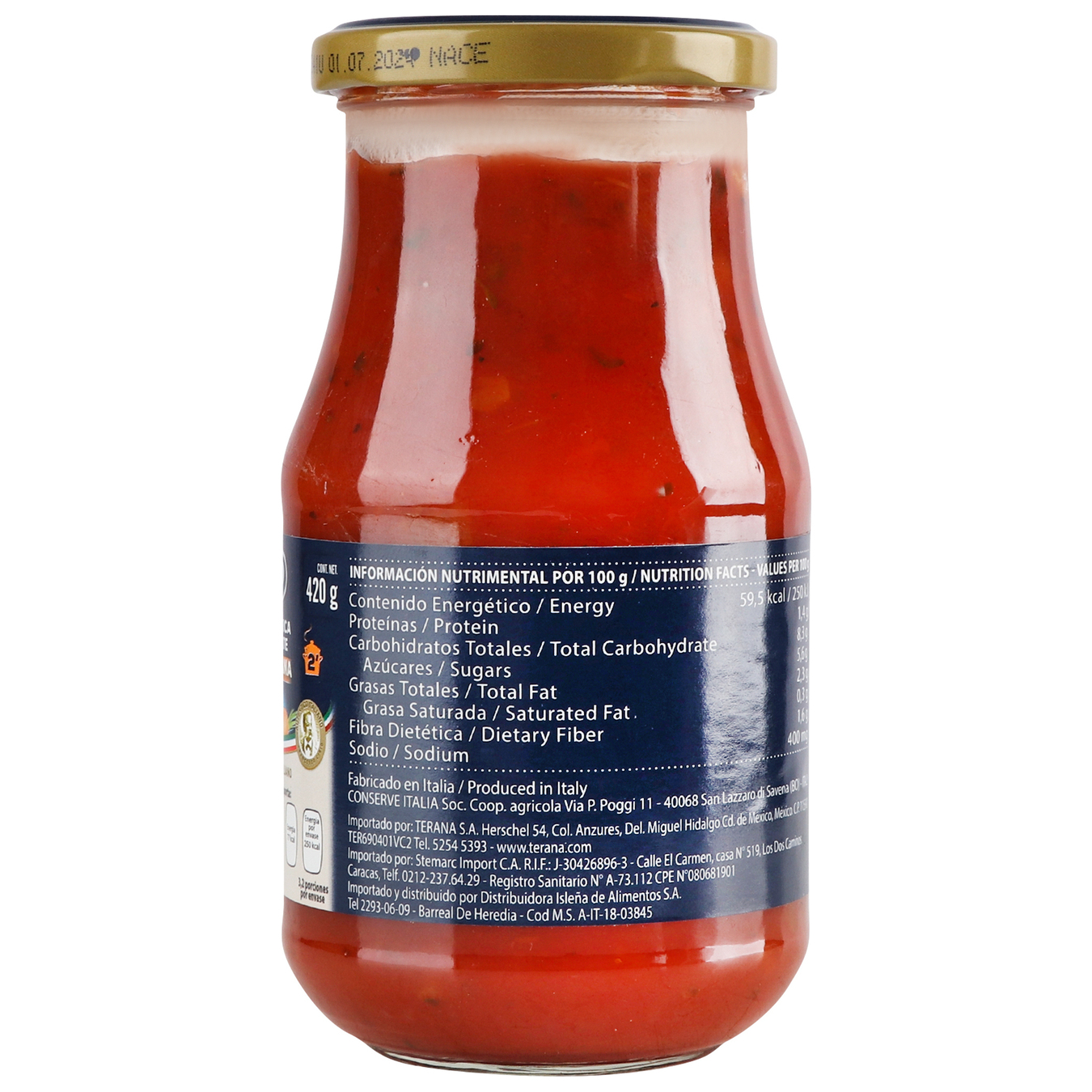 Соус Cirio Наполетана томатний 420г 3