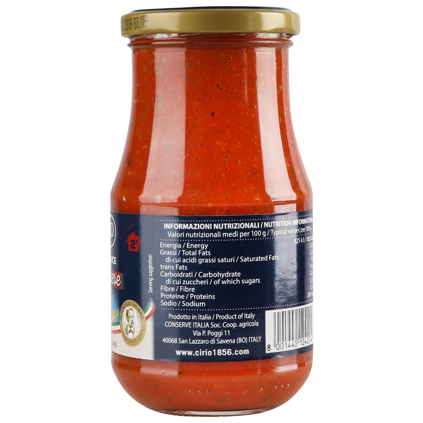 Cirio Bolognese tomato sauce 420g 3