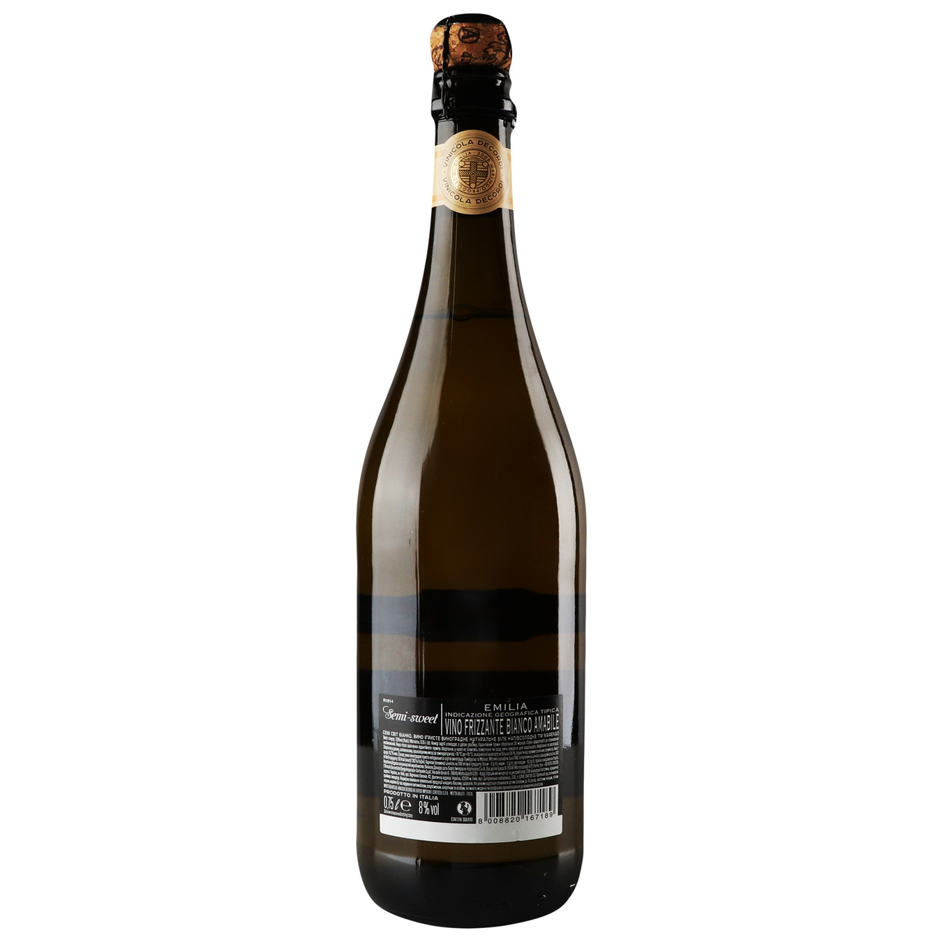Marengo white semi-sweet sparkling wine 7% 0.75l 4