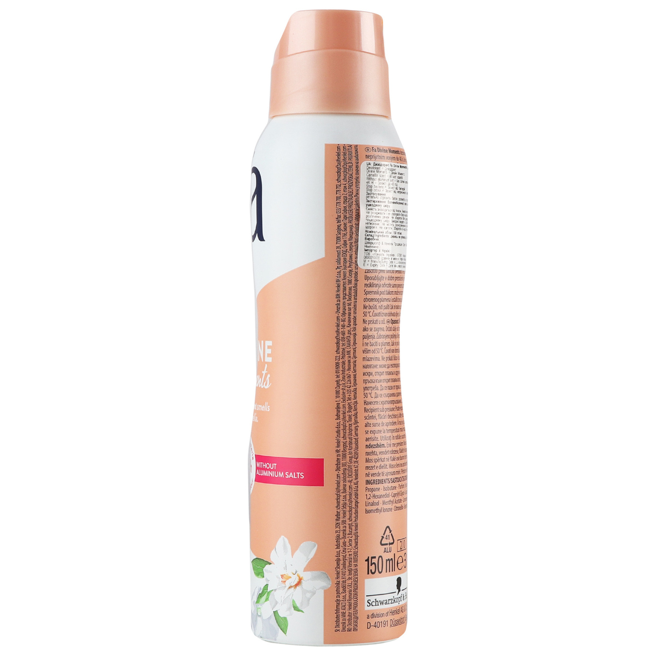Deodorant spray Fa Divine Moments with the aroma of camellia 150ml 4