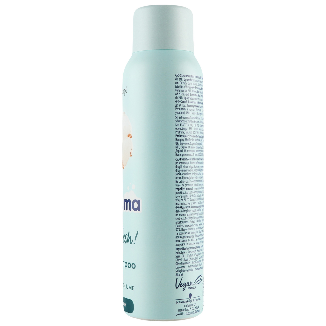 Shampoo Schauma Miss Fresh! for oily hair dry 150ml 3