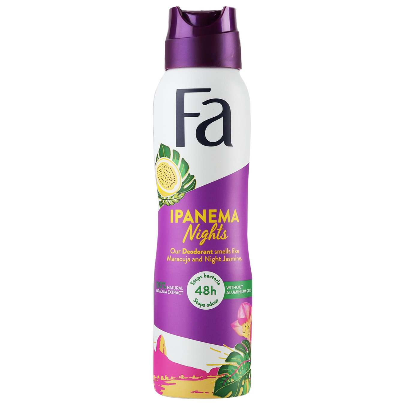 Deodorant spray Fa Ipanema Night with the aroma of passion fruit and night jasmine 150ml