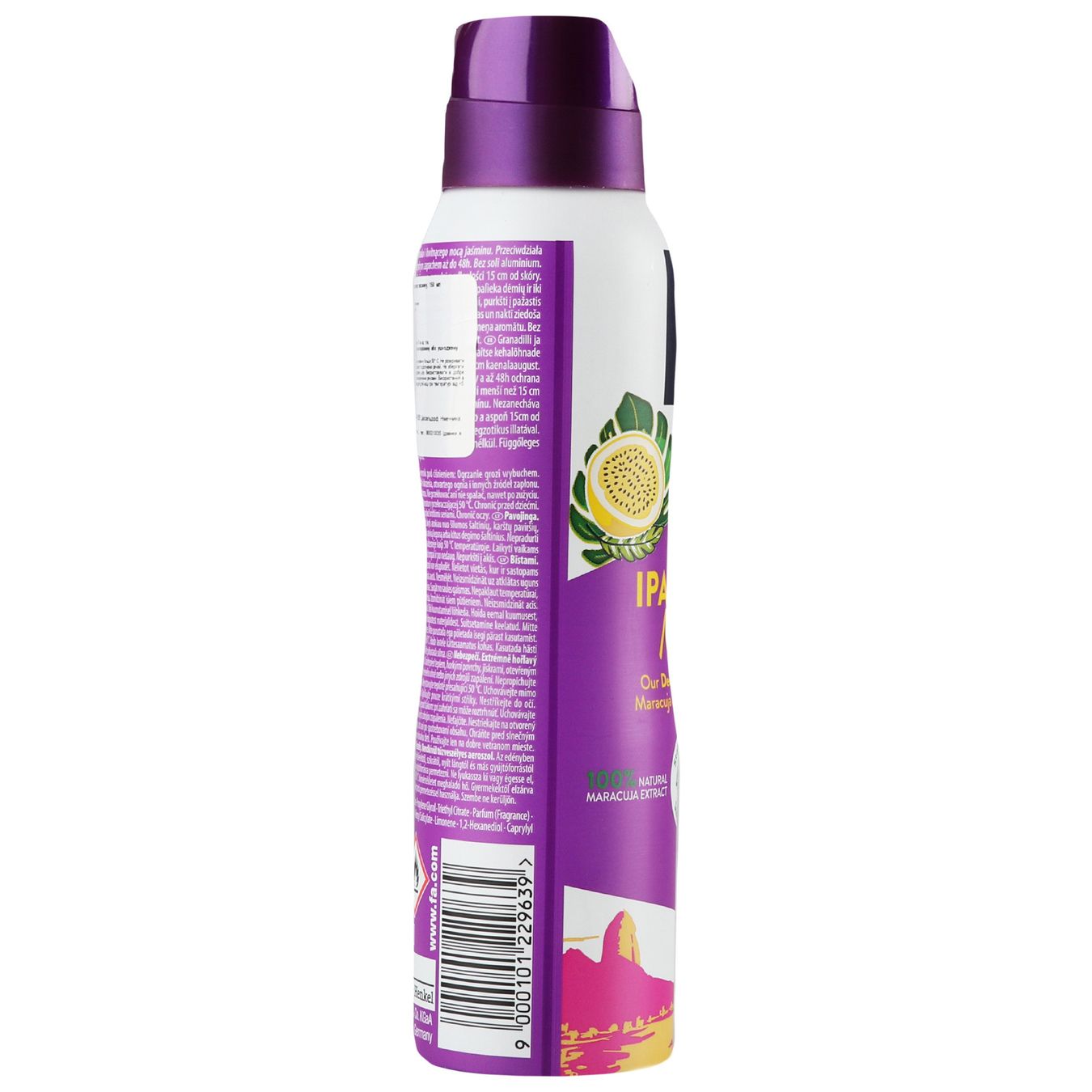 Deodorant spray Fa Ipanema Night with the aroma of passion fruit and night jasmine 150ml 3