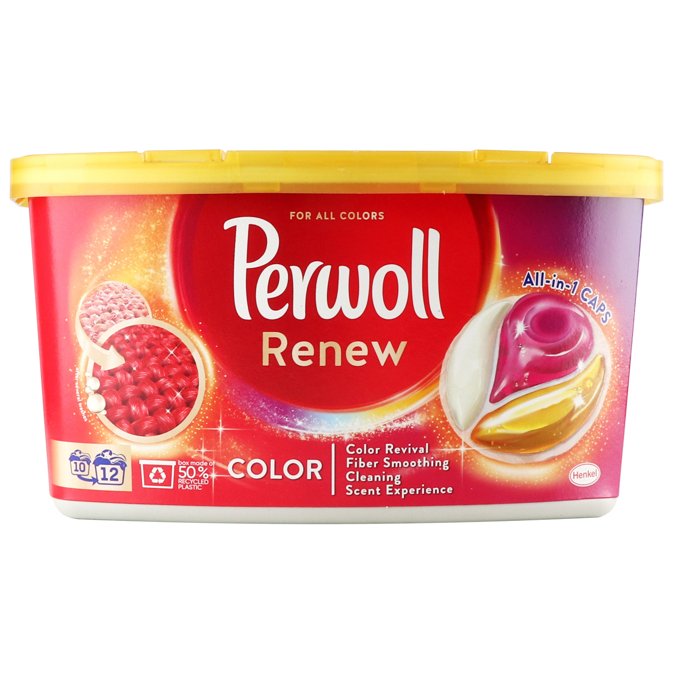 Perwoll capsules for washing colored clothes 12pcs