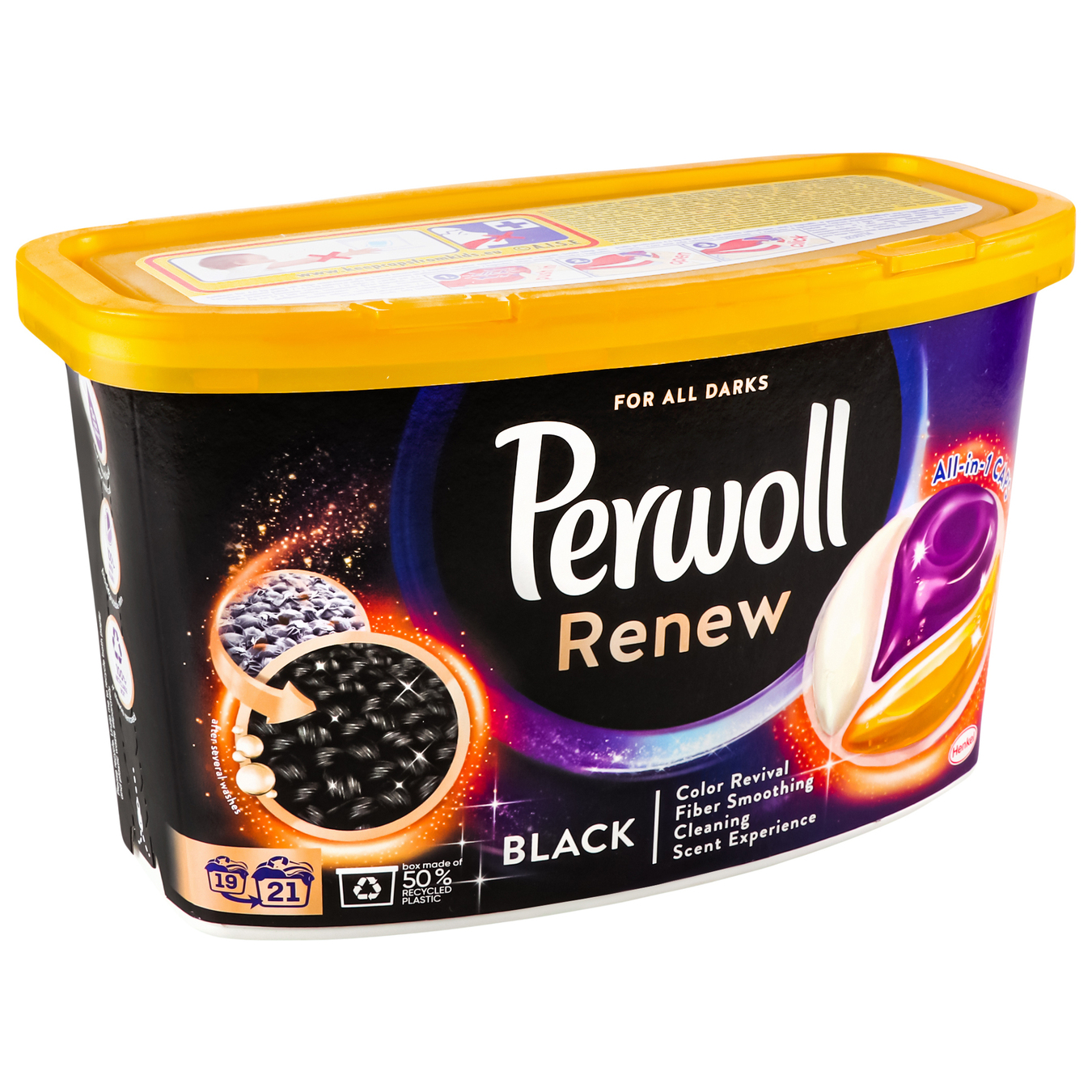 Капсули Perwoll для прання темних та чорних речей 21шт 5