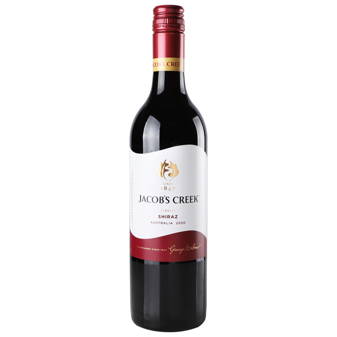 Вино Jacob's Creek Shiraz красное сухое 10,5-15% 0,75л