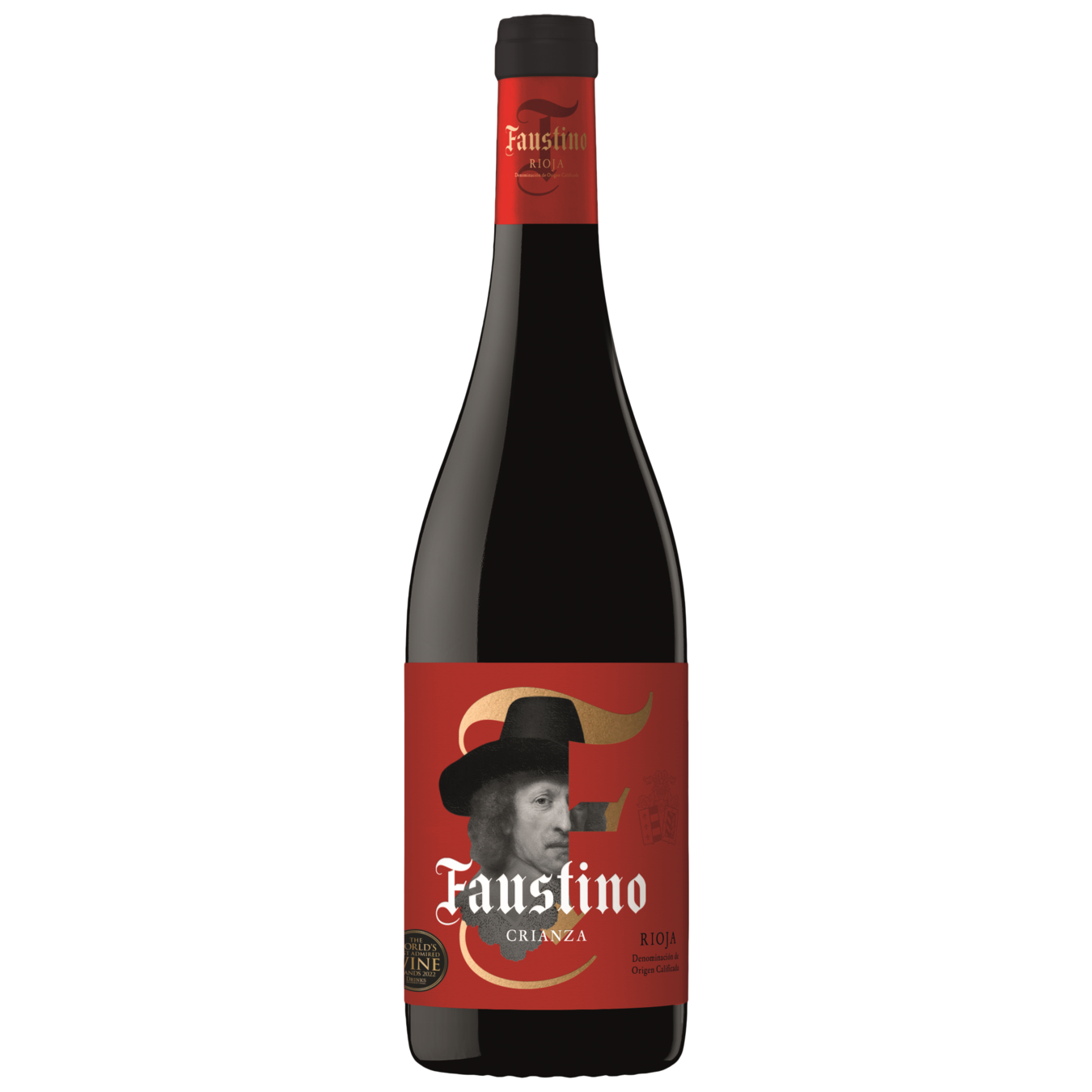 Вино Faustino Crianza Rioja DOC красное сухое 13,5% 0,75л