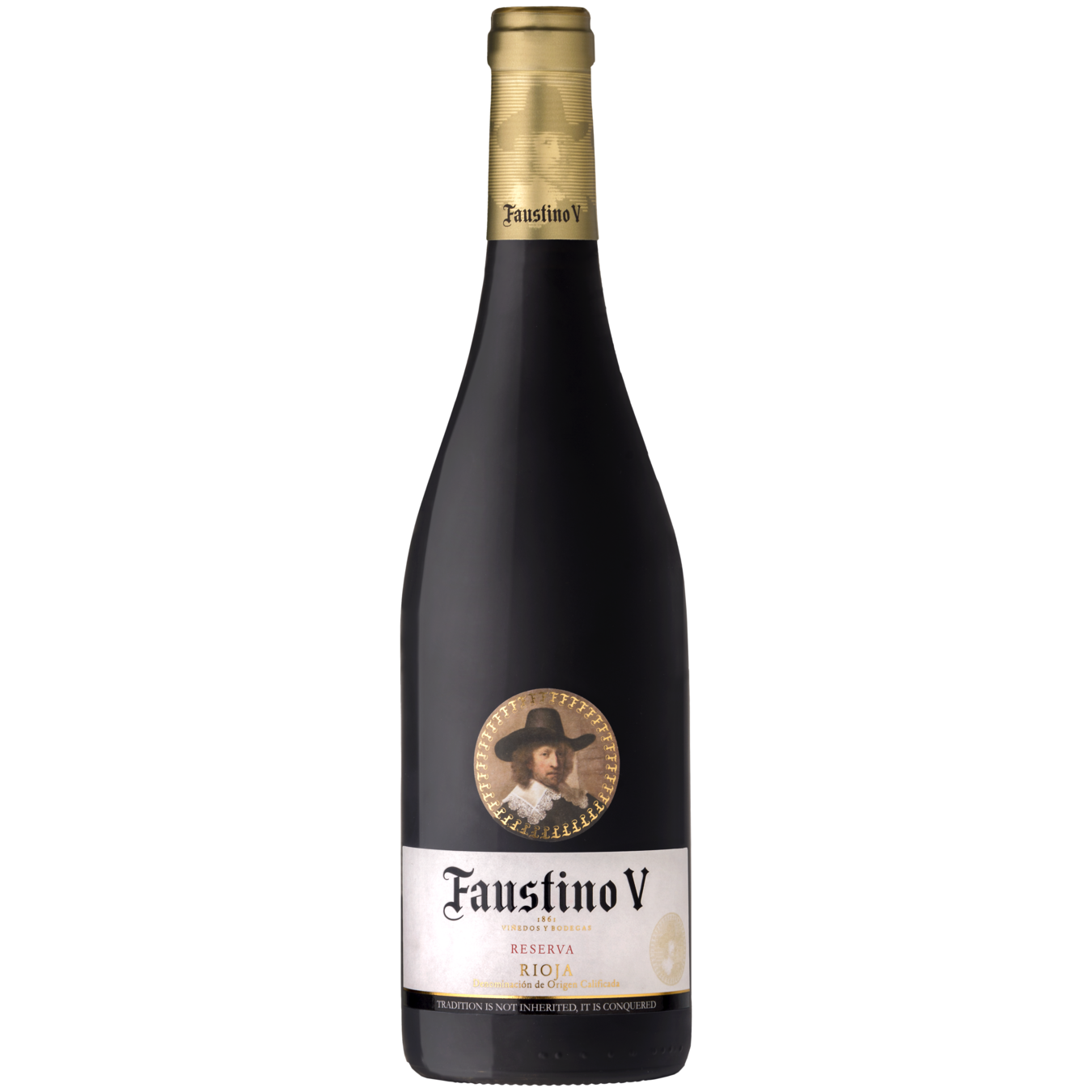 Вино Faustino V Reserva Rioja DOC красное сухое 13,5% 0,75л