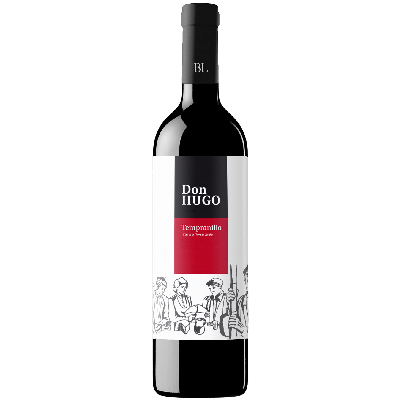 Вино Don Hugo Tempranillo Tinto Castilla Vdlt червоне напівсолодке 13% 0,75л