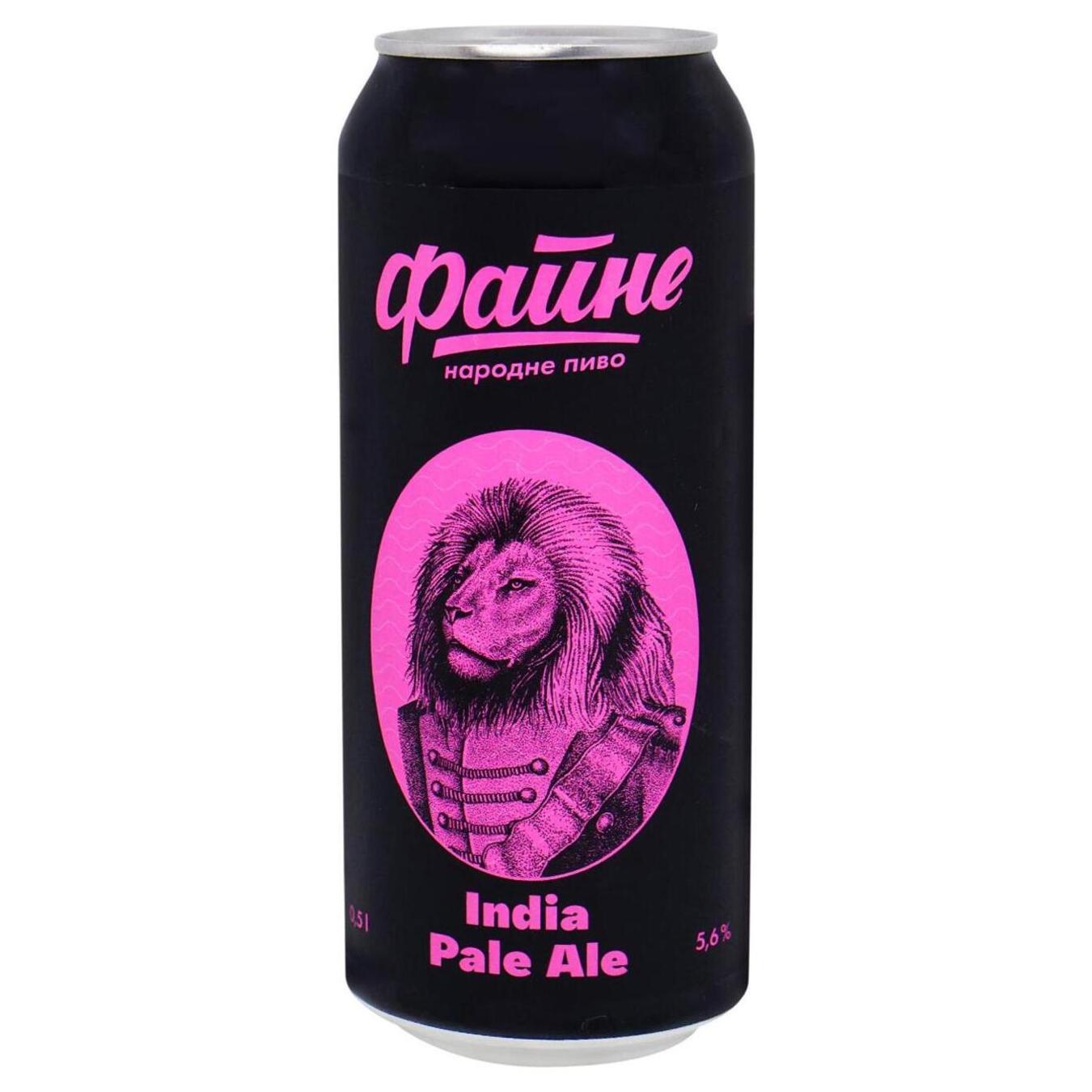 Beer Fine semi-dark IPA 6% 0.5l
