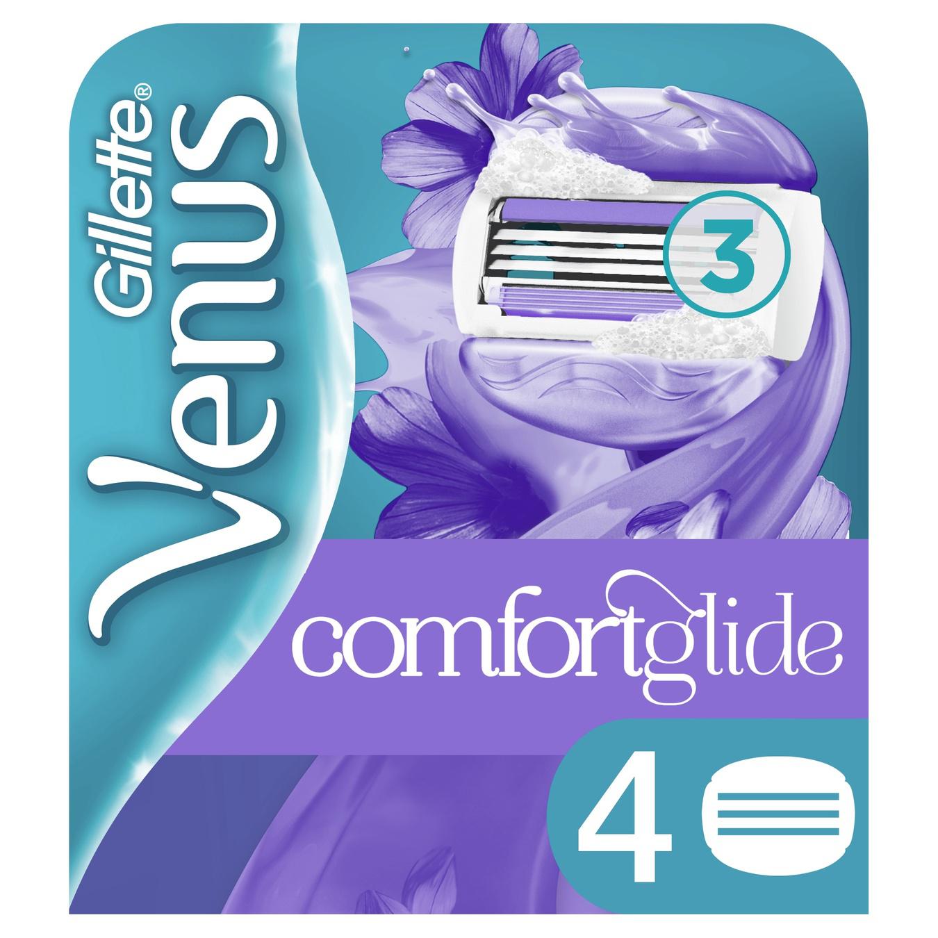Cassettes Gillette Venus Comfort Glide Breeze replaceable for shaving 4pcs