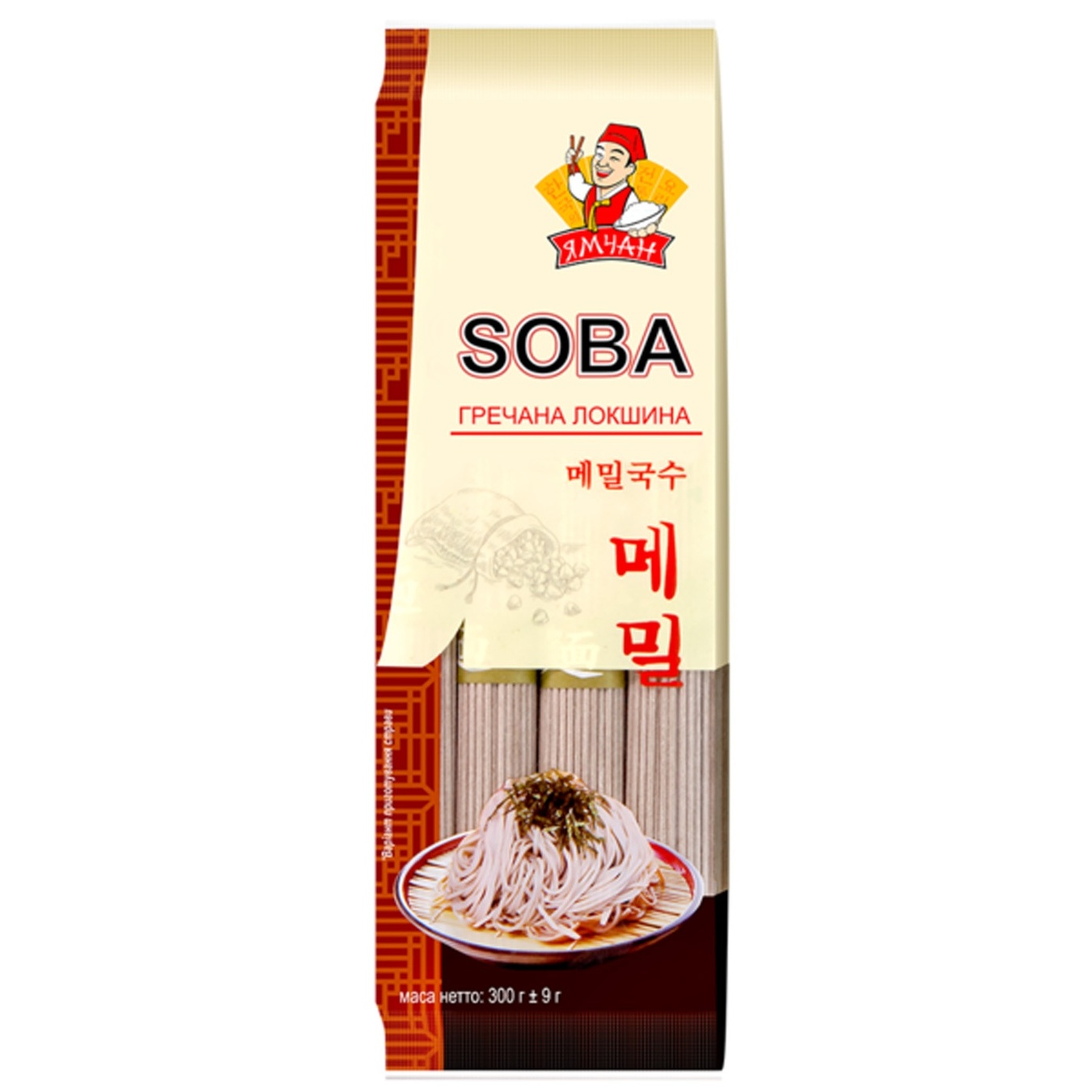 Yamchan Soba buckwheat noodles 300g