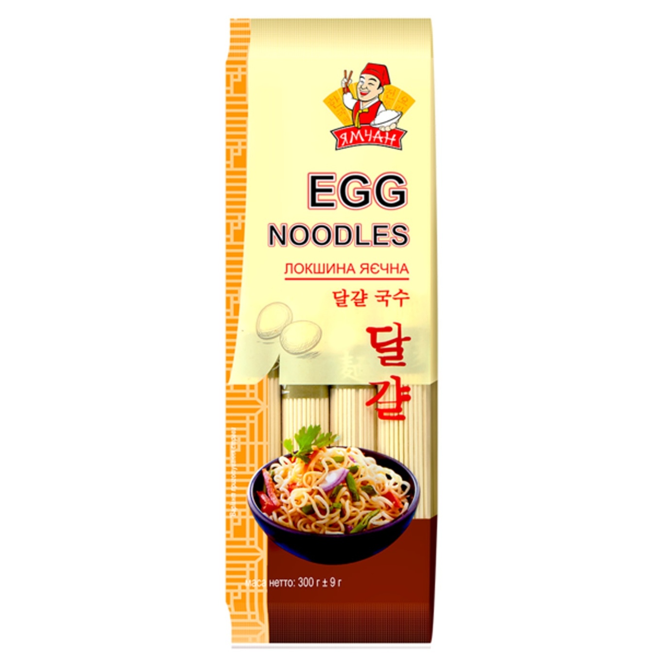 Yamchan egg noodles 300g